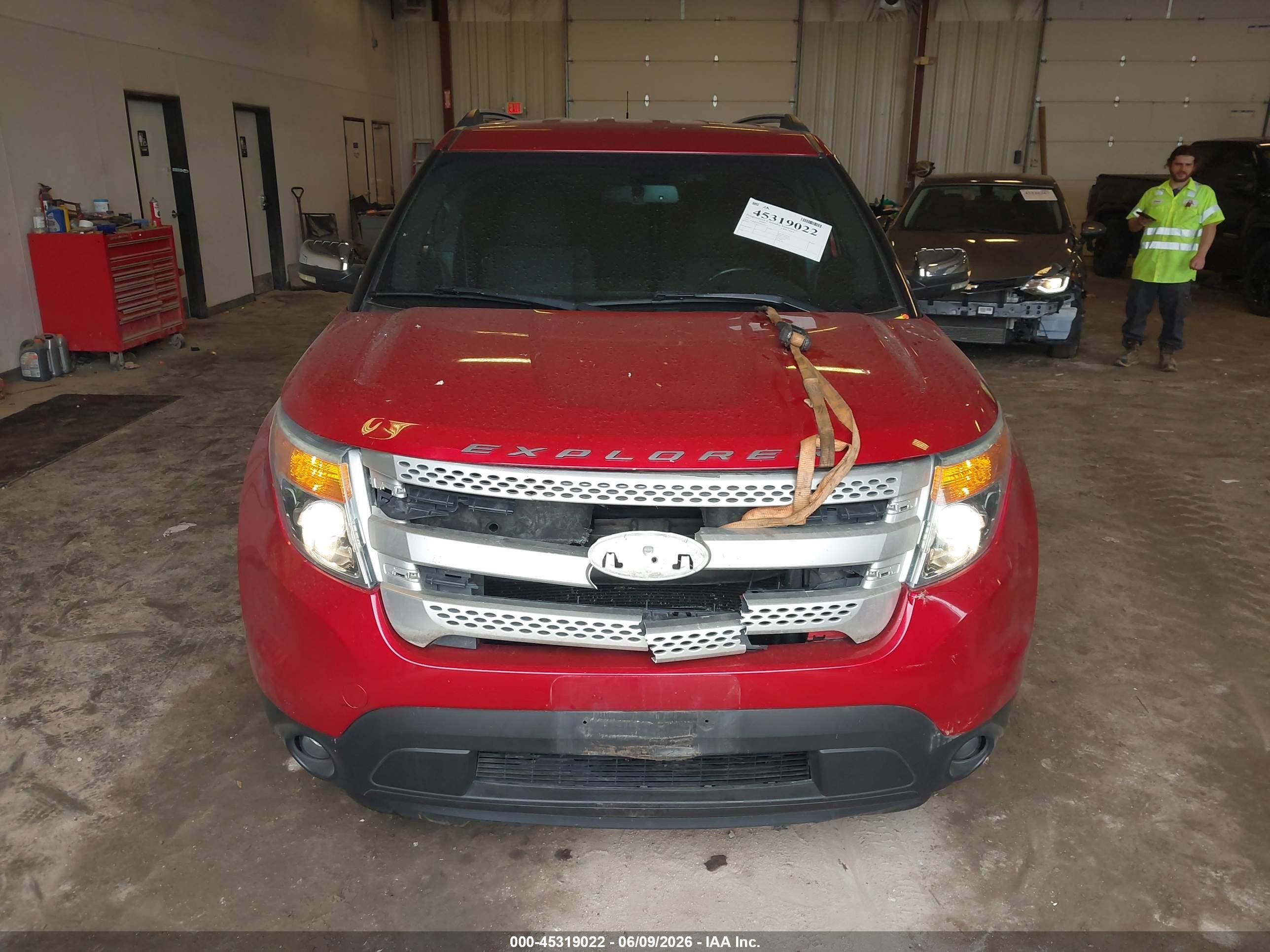 2011 Ford Explorer Xlt Красный vin: 1FMHK7D87BGA49773