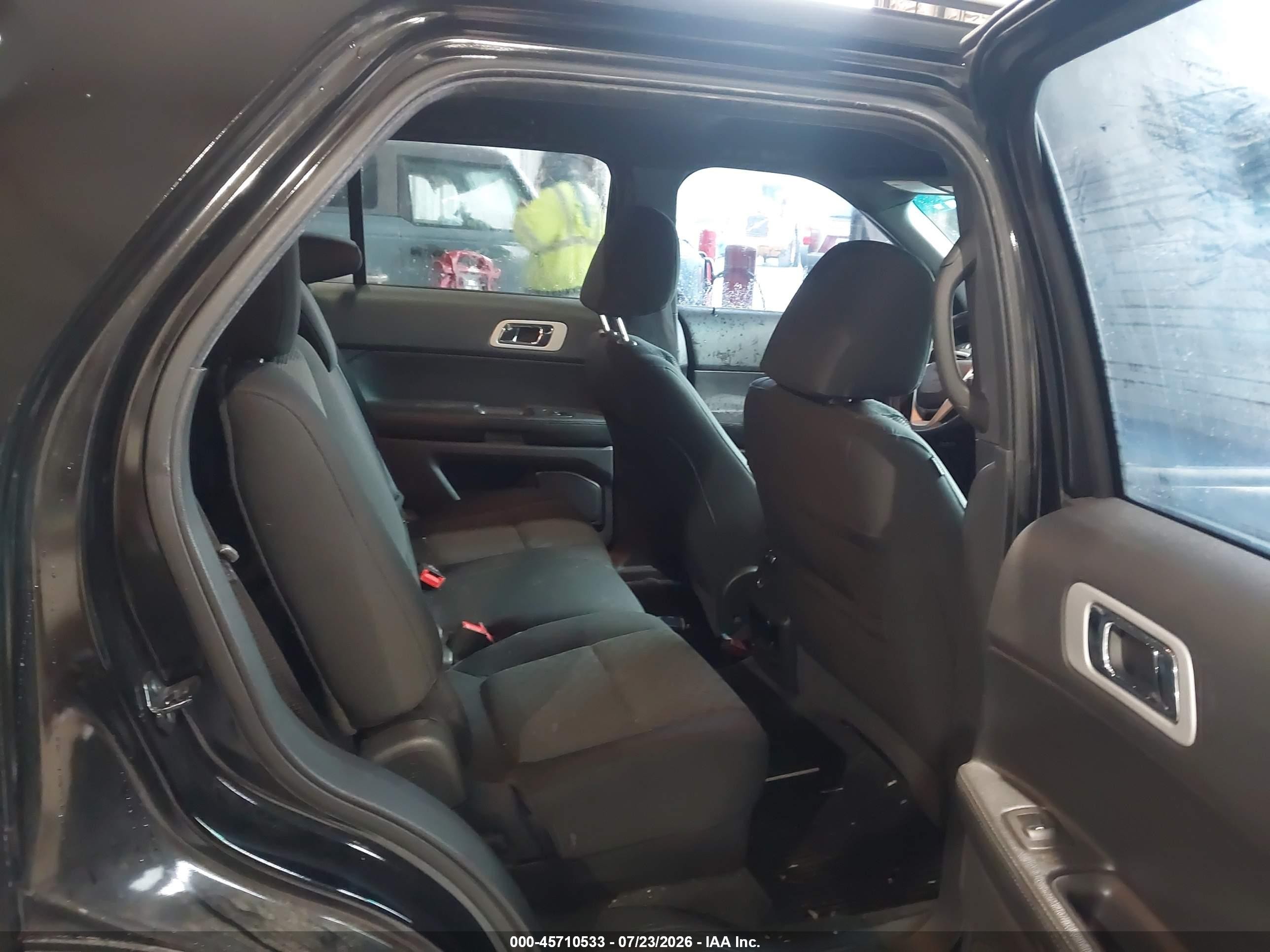2011 Ford Explorer Xlt Black vin: 1FMHK7D87BGA93742