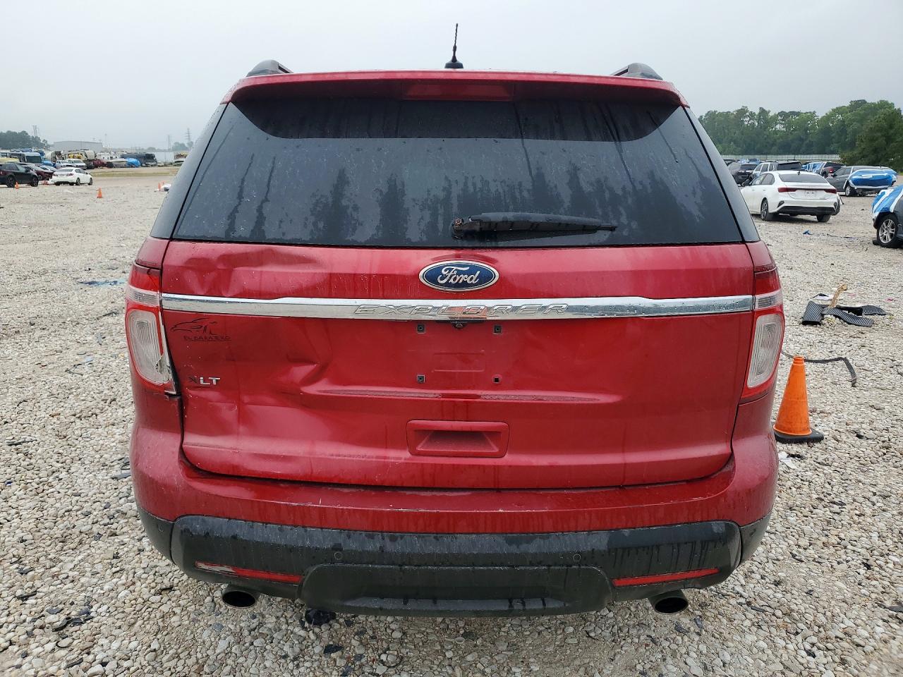 2012 Ford Explorer Xlt Red vin: 1FMHK7D87CGA16953