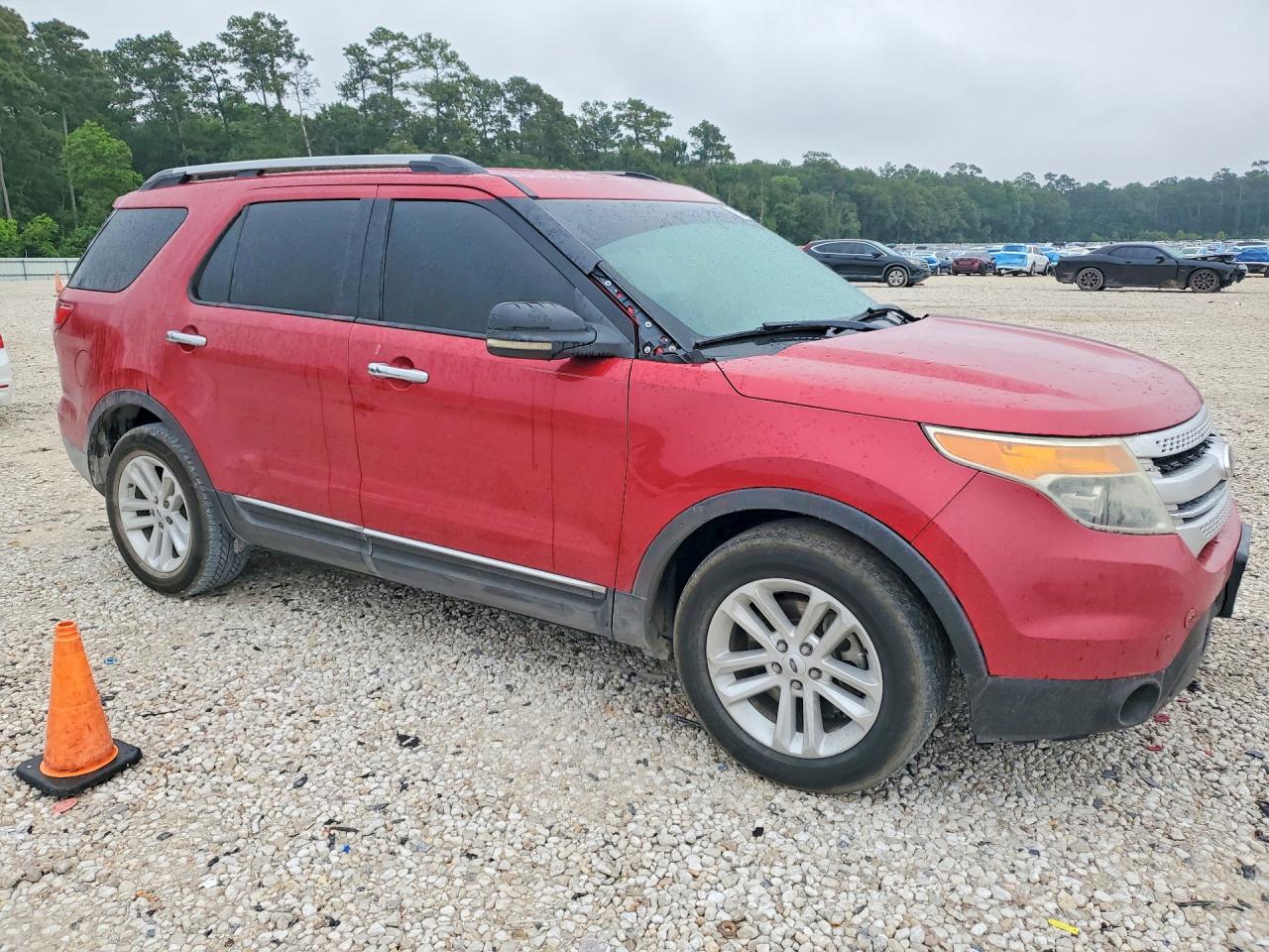 2012 Ford Explorer Xlt Red vin: 1FMHK7D87CGA16953