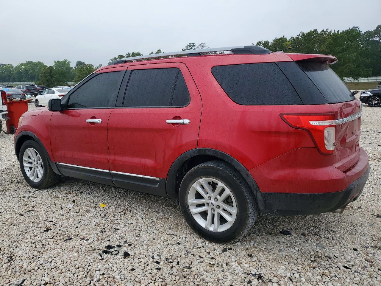 2012 Ford Explorer Xlt Red vin: 1FMHK7D87CGA16953