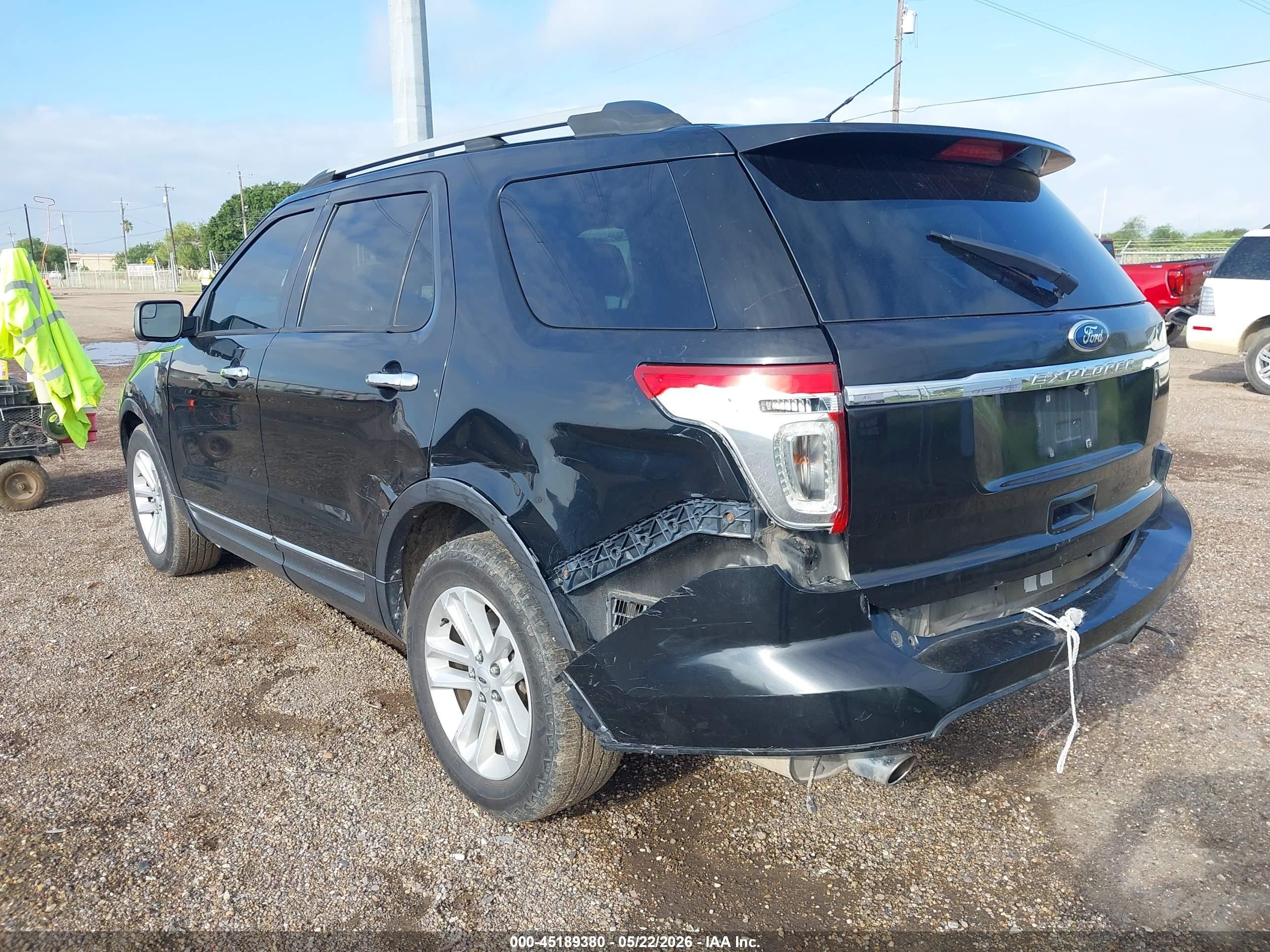 2012 Ford Explorer Xlt Black vin: 1FMHK7D87CGA74741