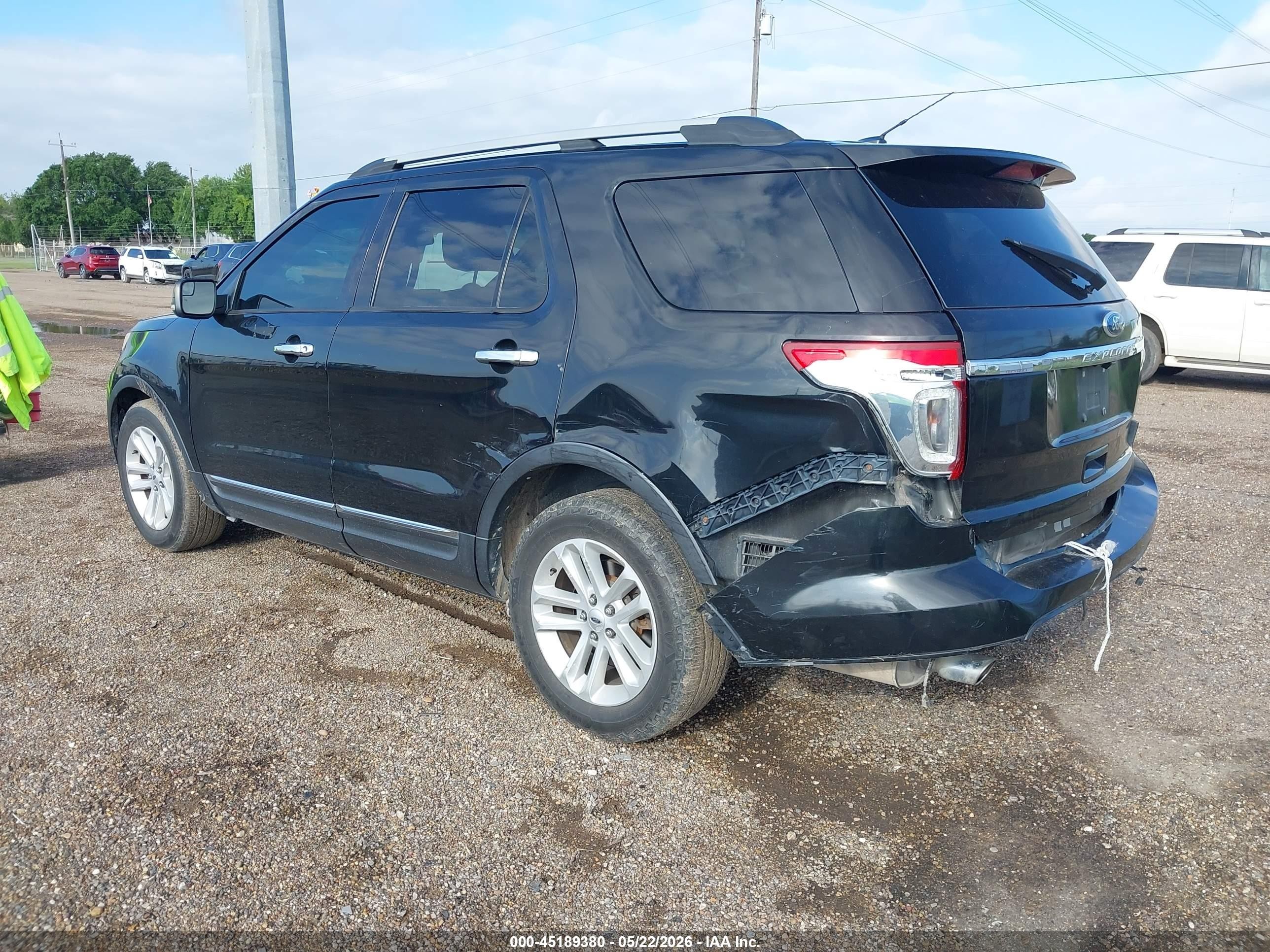 2012 Ford Explorer Xlt Black vin: 1FMHK7D87CGA74741