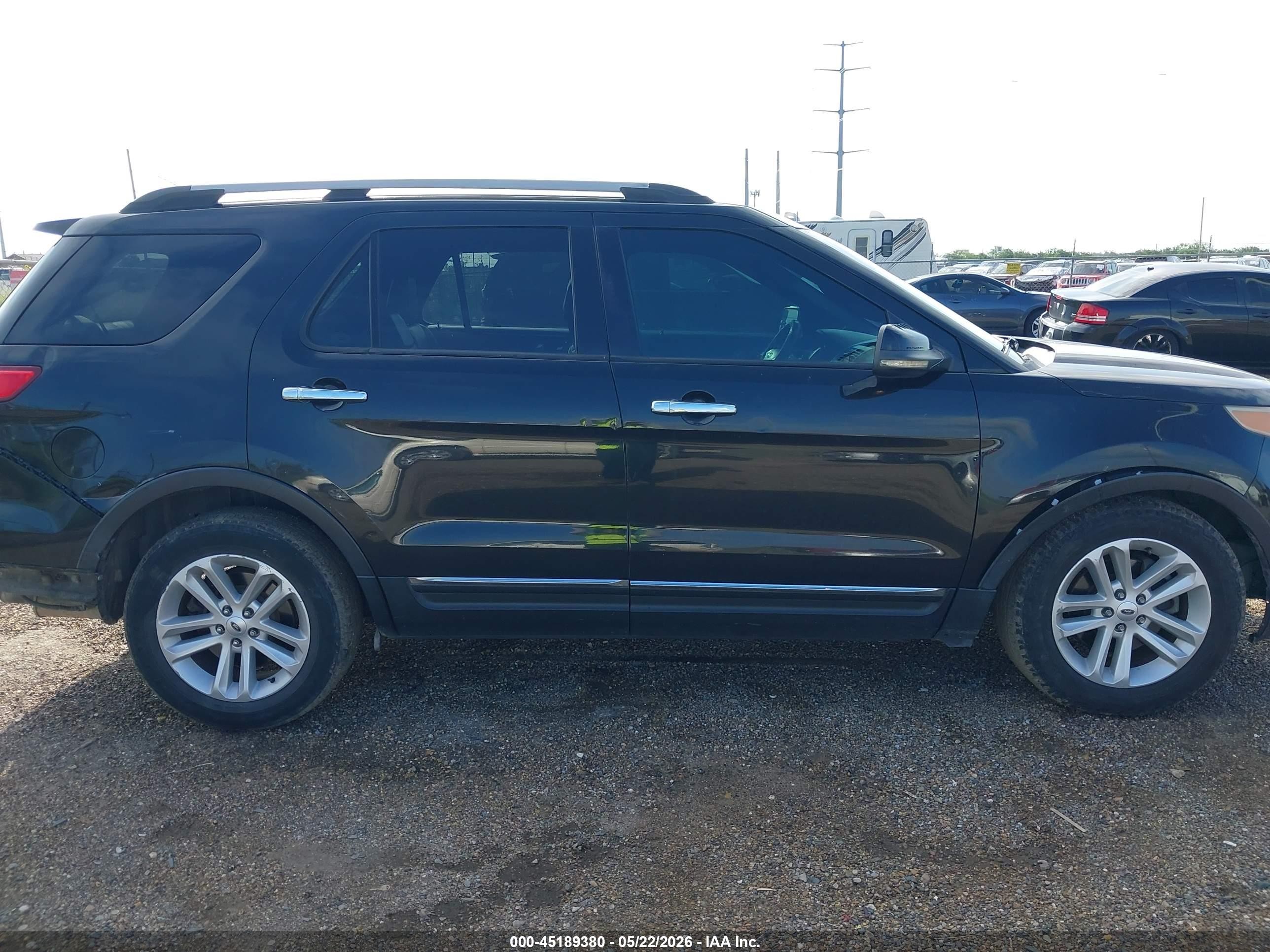 2012 Ford Explorer Xlt Black vin: 1FMHK7D87CGA74741