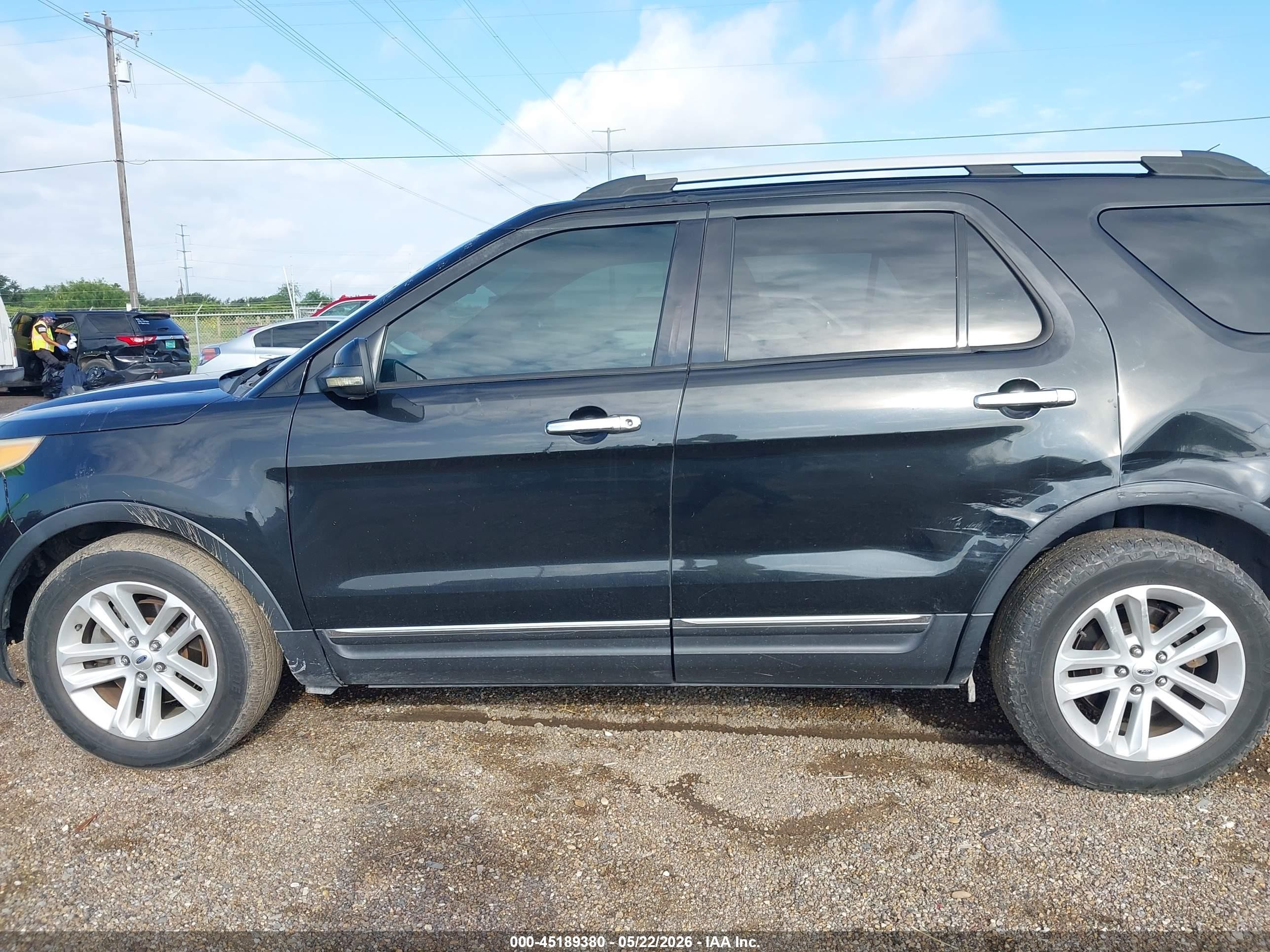 2012 Ford Explorer Xlt Black vin: 1FMHK7D87CGA74741