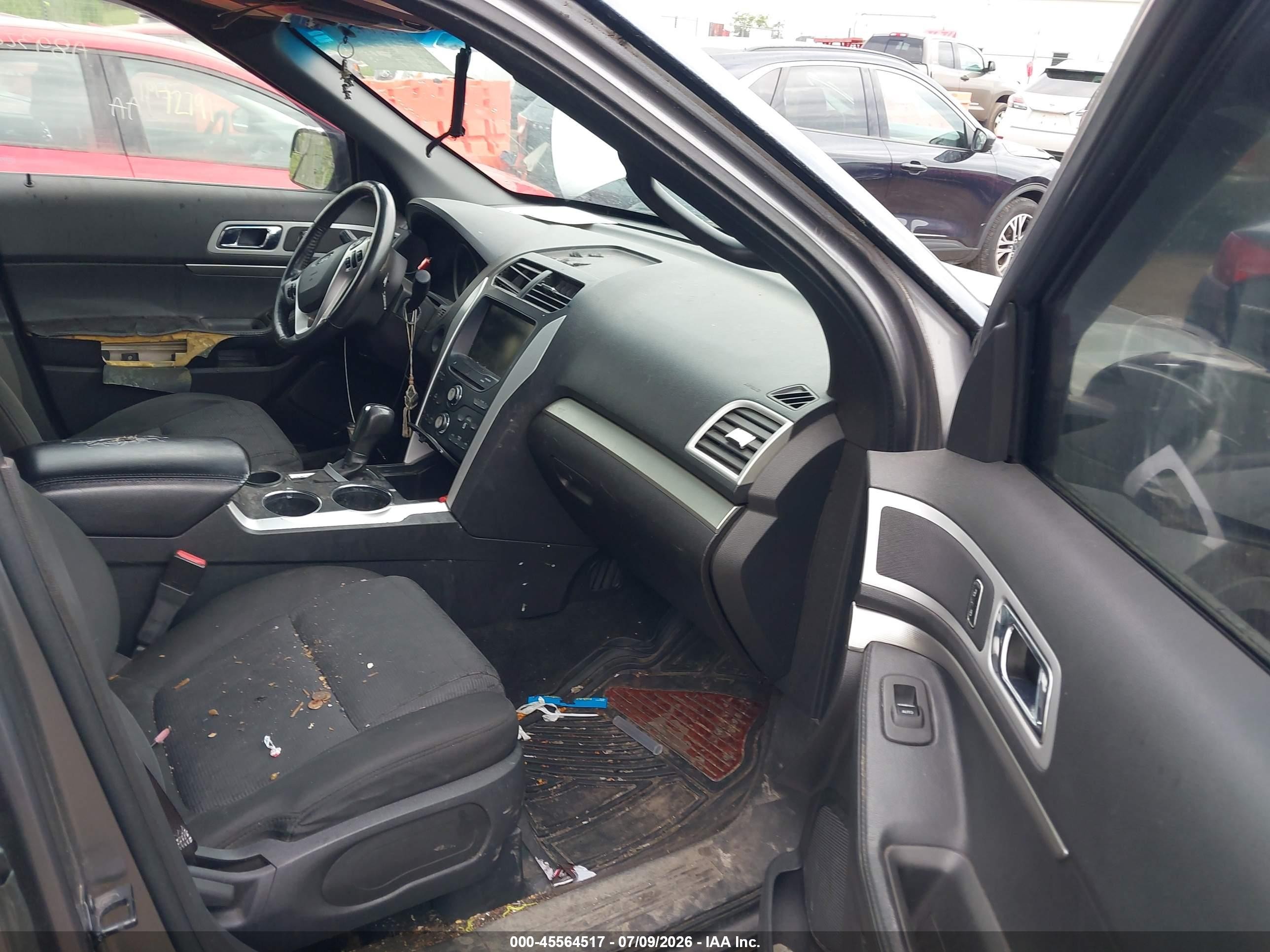 2012 Ford Explorer Xlt Серый vin: 1FMHK7D87CGA89322