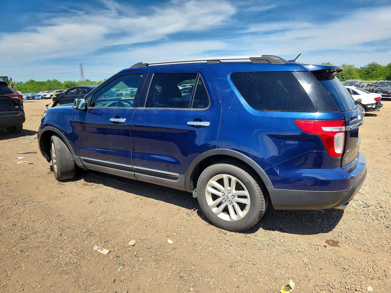 2012 Ford Explorer Xlt Blue vin: 1FMHK7D88CGA24091