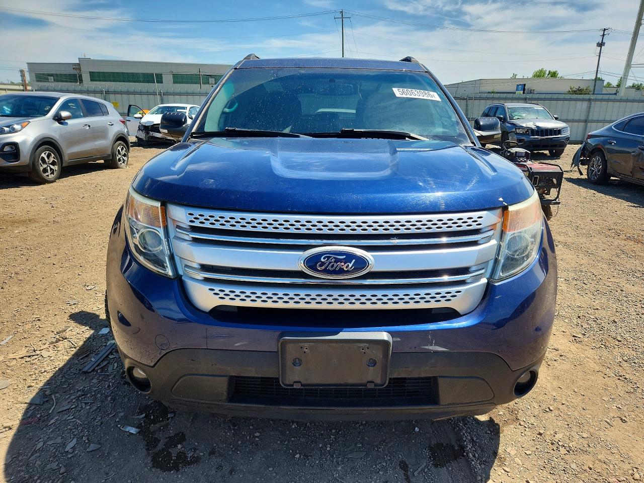 2012 Ford Explorer Xlt Blue vin: 1FMHK7D88CGA24091
