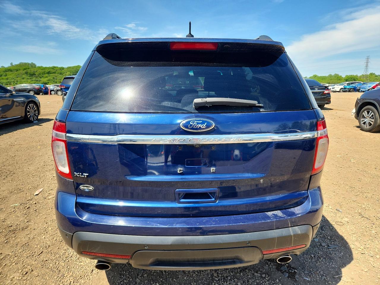 2012 Ford Explorer Xlt Blue vin: 1FMHK7D88CGA24091