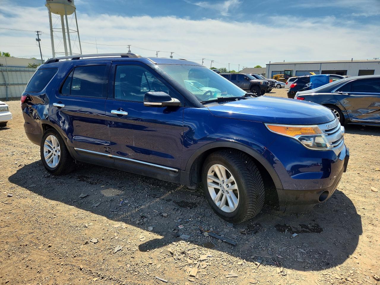 2012 Ford Explorer Xlt Blue vin: 1FMHK7D88CGA24091