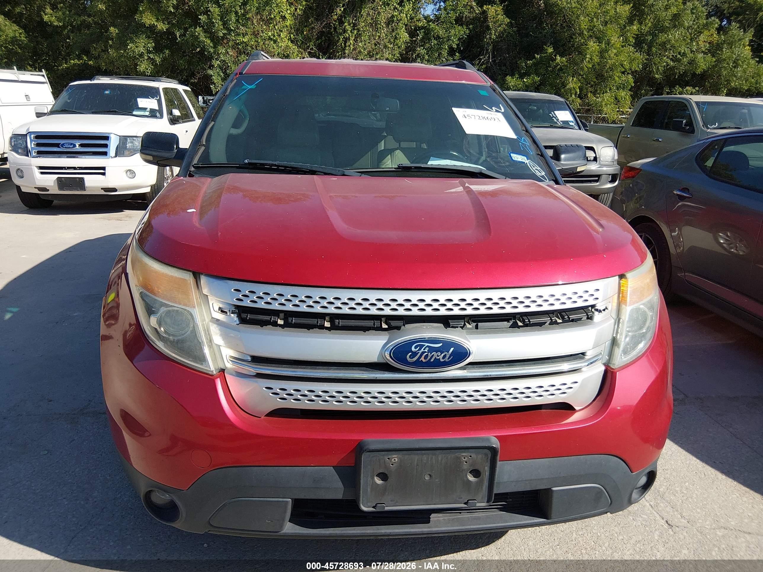 2012 Ford Explorer Xlt Burgundy vin: 1FMHK7D88CGA31347