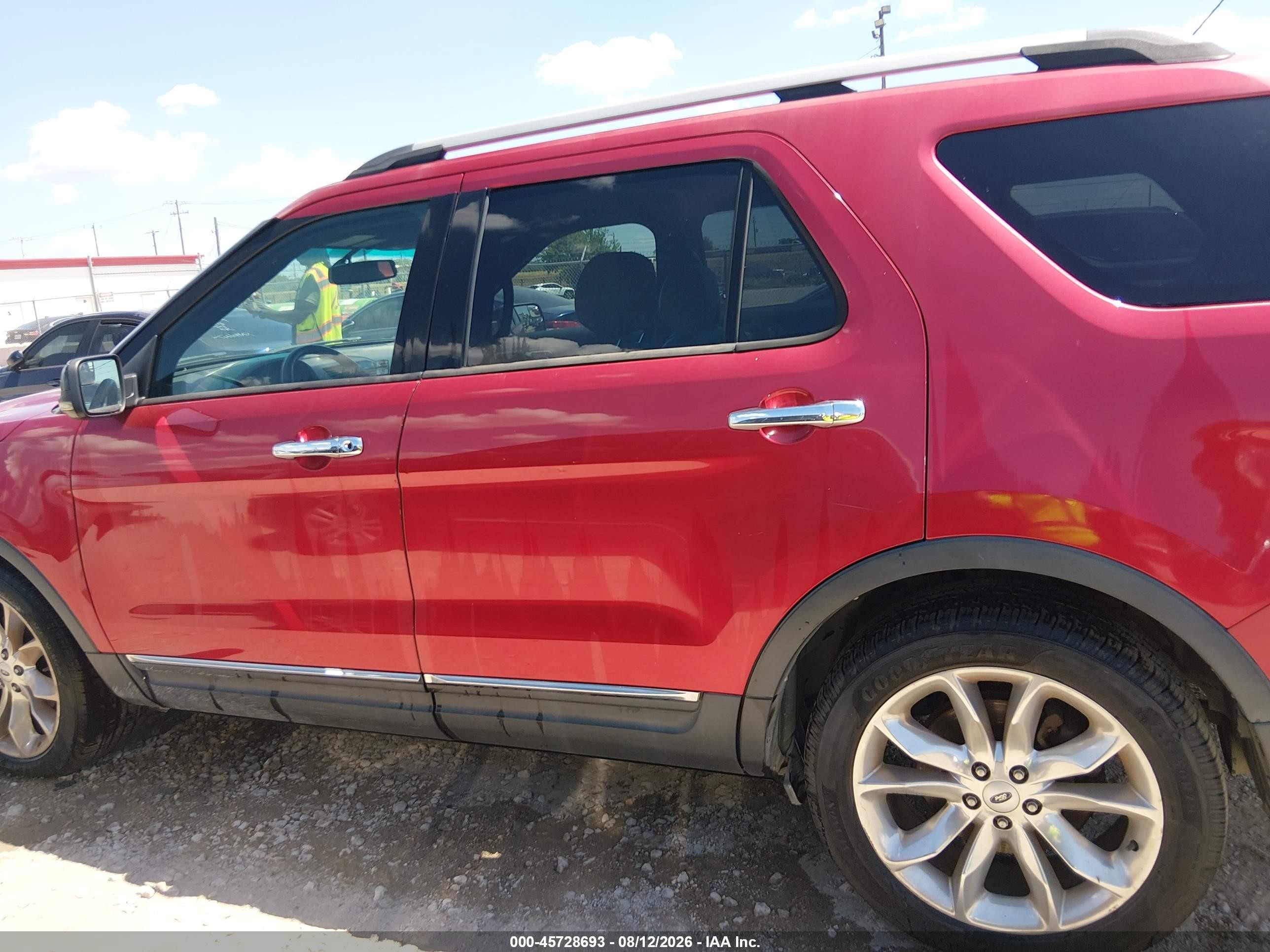 2012 Ford Explorer Xlt Burgundy vin: 1FMHK7D88CGA31347