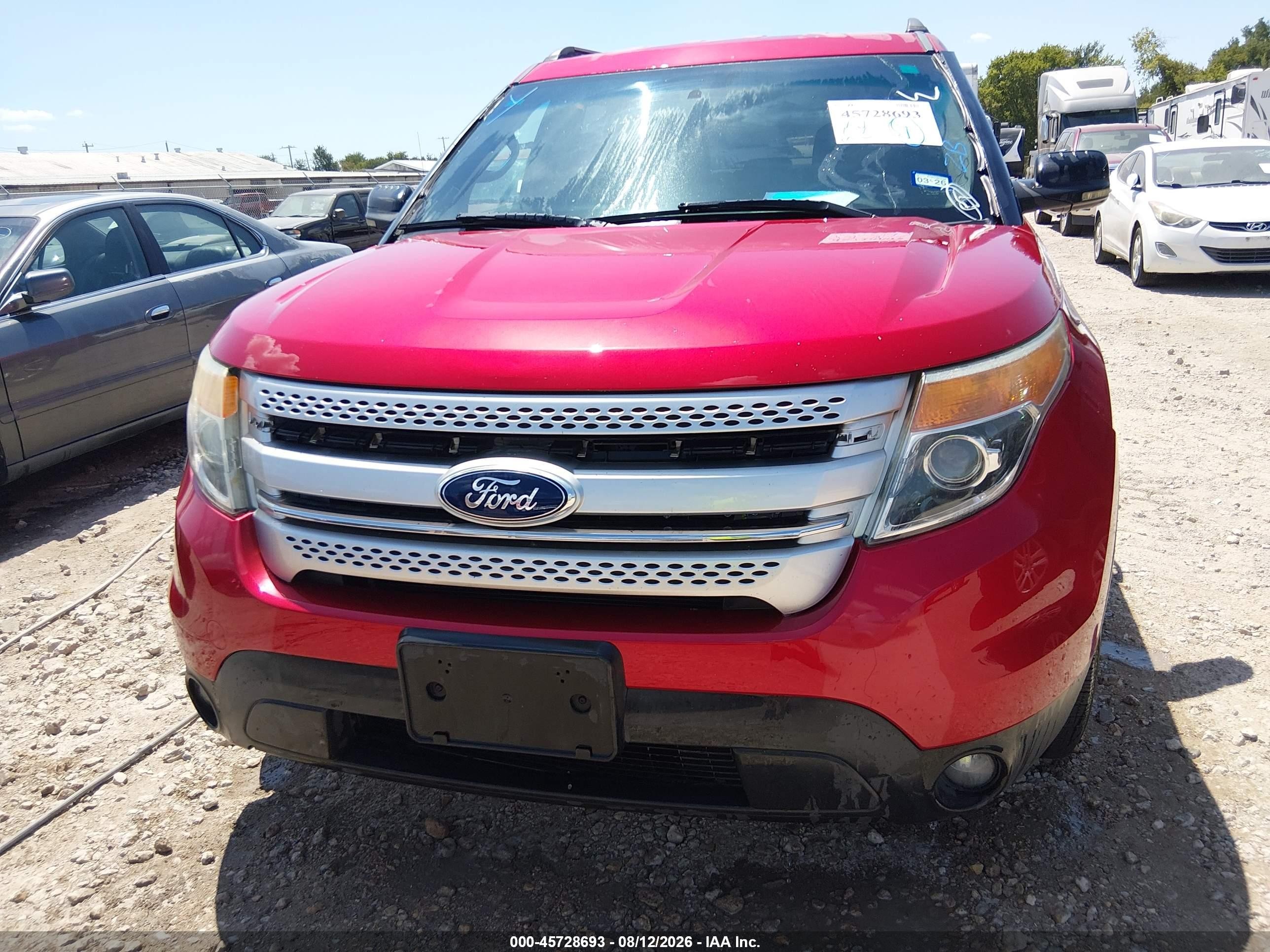 2012 Ford Explorer Xlt Burgundy vin: 1FMHK7D88CGA31347