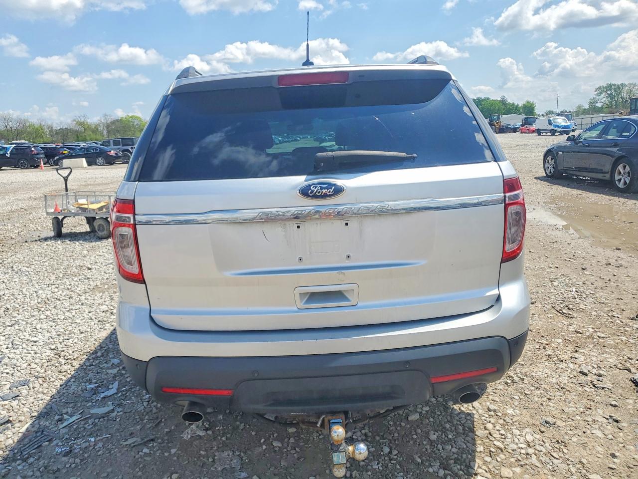 2012 Ford Explorer Xlt Silver vin: 1FMHK7D88CGA40257