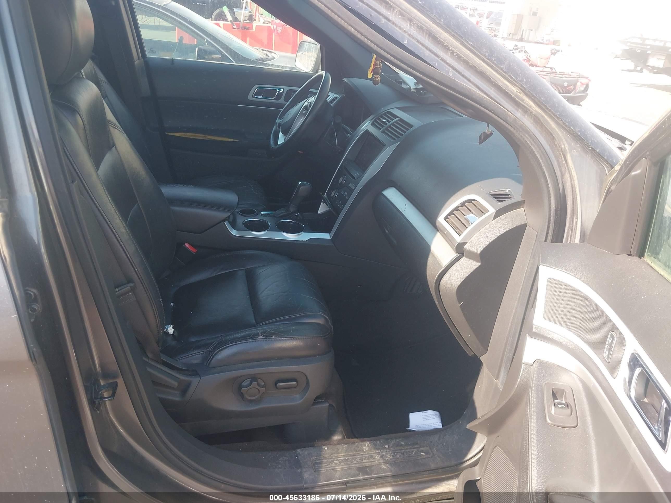 2012 Ford Explorer Xlt Gray vin: 1FMHK7D88CGA48813