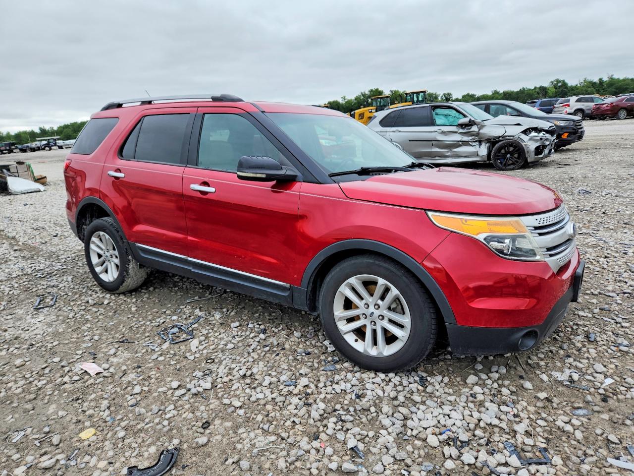 2012 Ford Explorer Xlt Red vin: 1FMHK7D88CGA54661