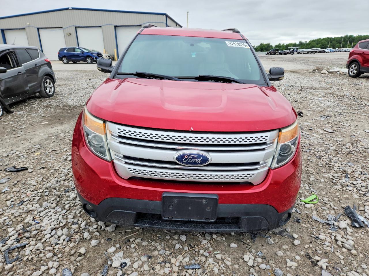 2012 Ford Explorer Xlt Red vin: 1FMHK7D88CGA54661