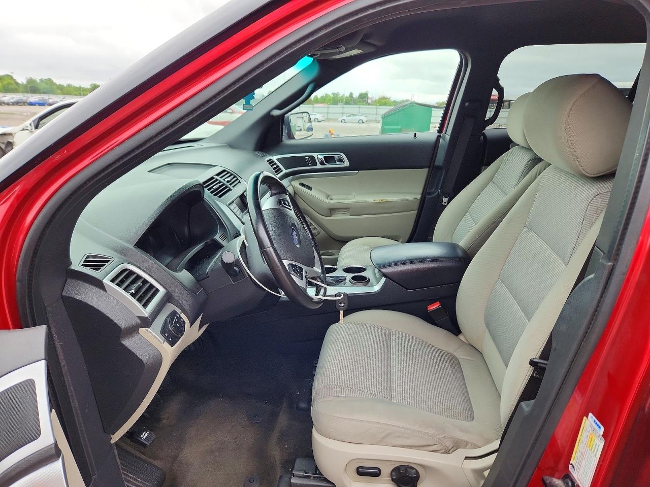 2012 Ford Explorer Xlt Red vin: 1FMHK7D88CGA54661