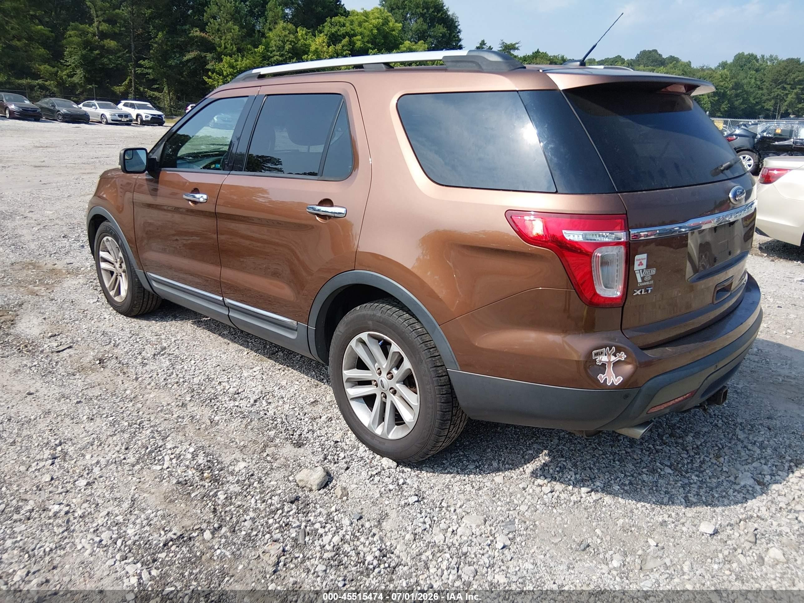 2012 Ford Explorer Xlt Brown vin: 1FMHK7D88CGA58726