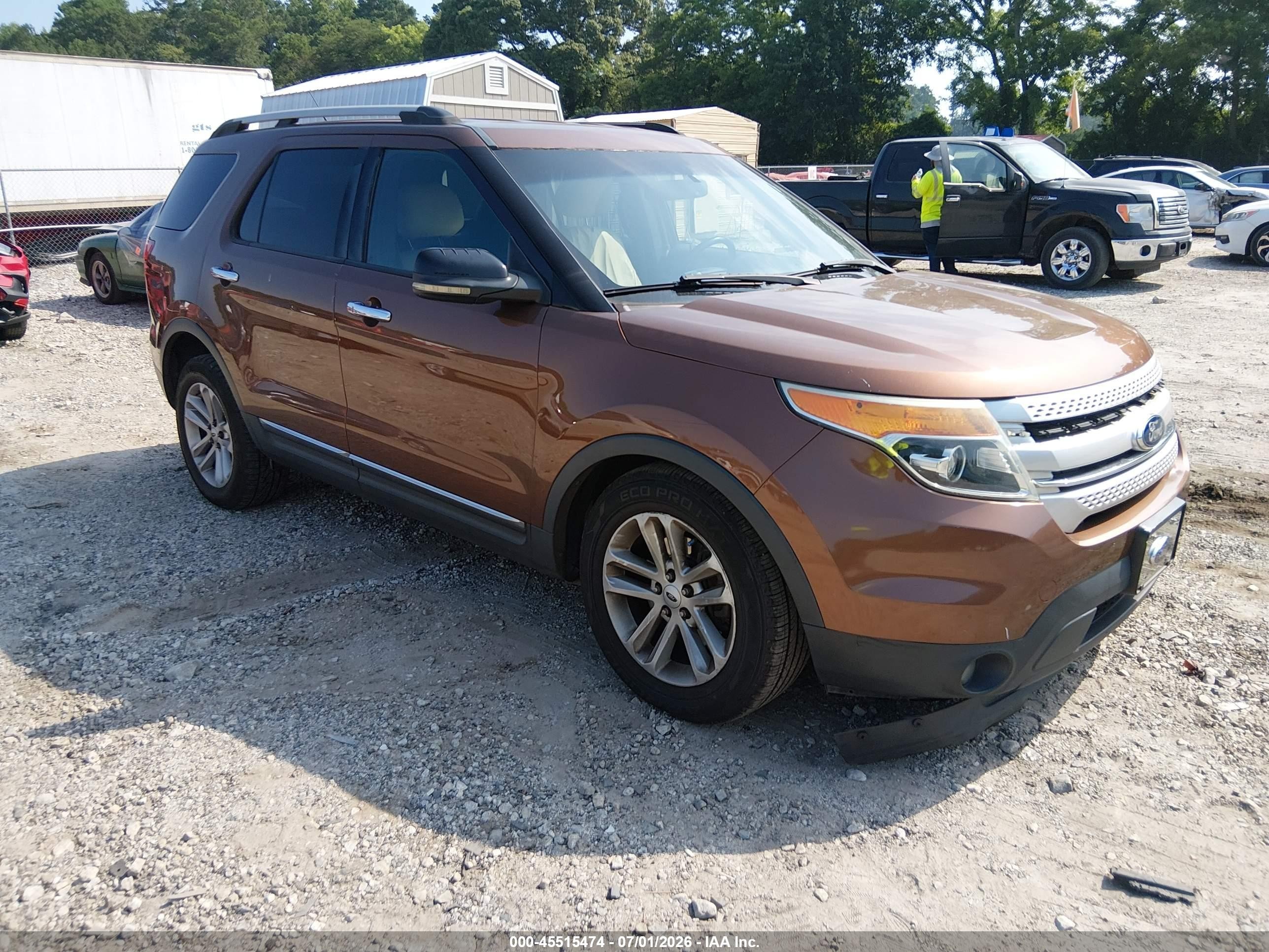 2012 Ford Explorer Xlt Brown vin: 1FMHK7D88CGA58726