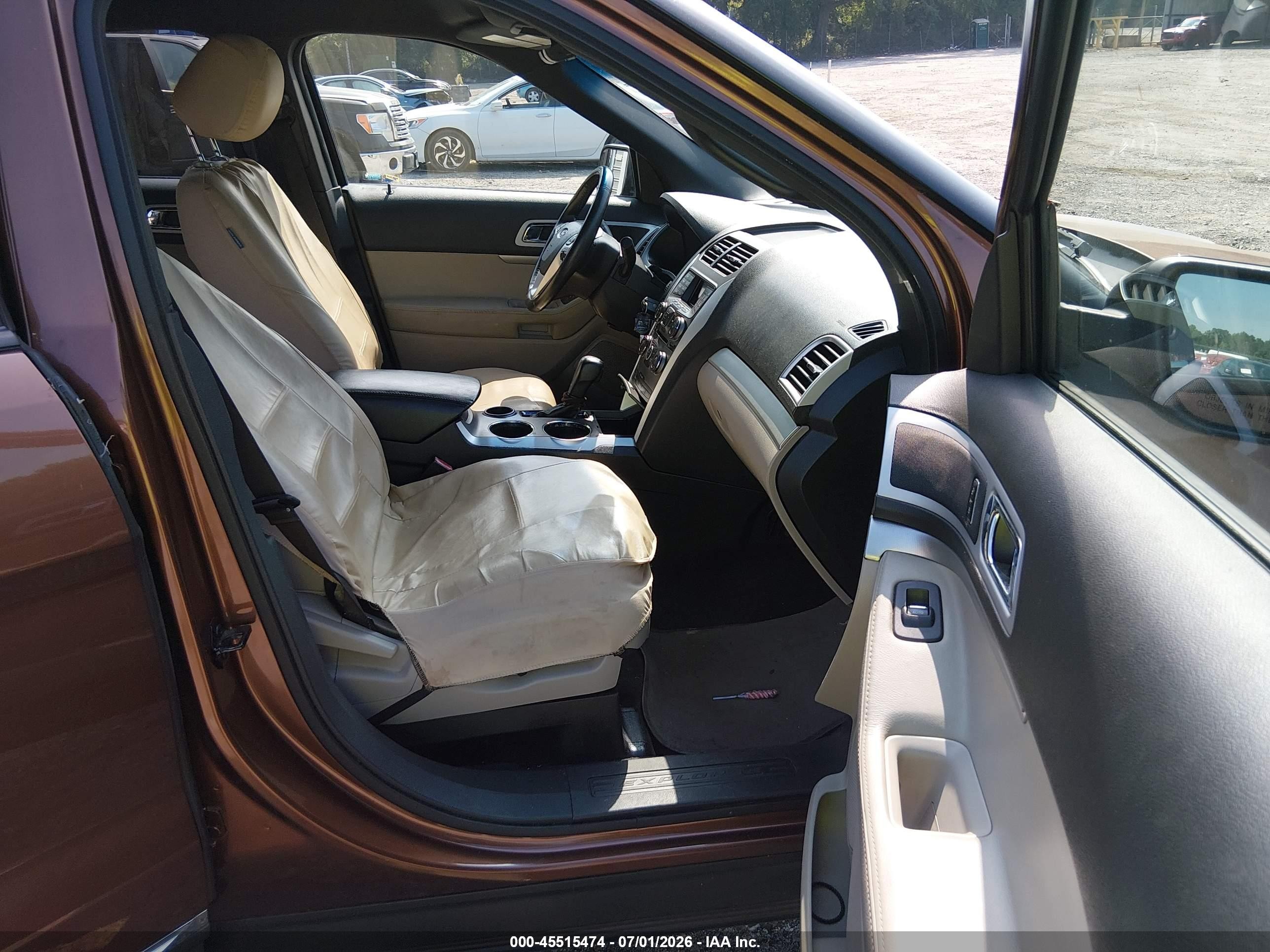 2012 Ford Explorer Xlt Brown vin: 1FMHK7D88CGA58726