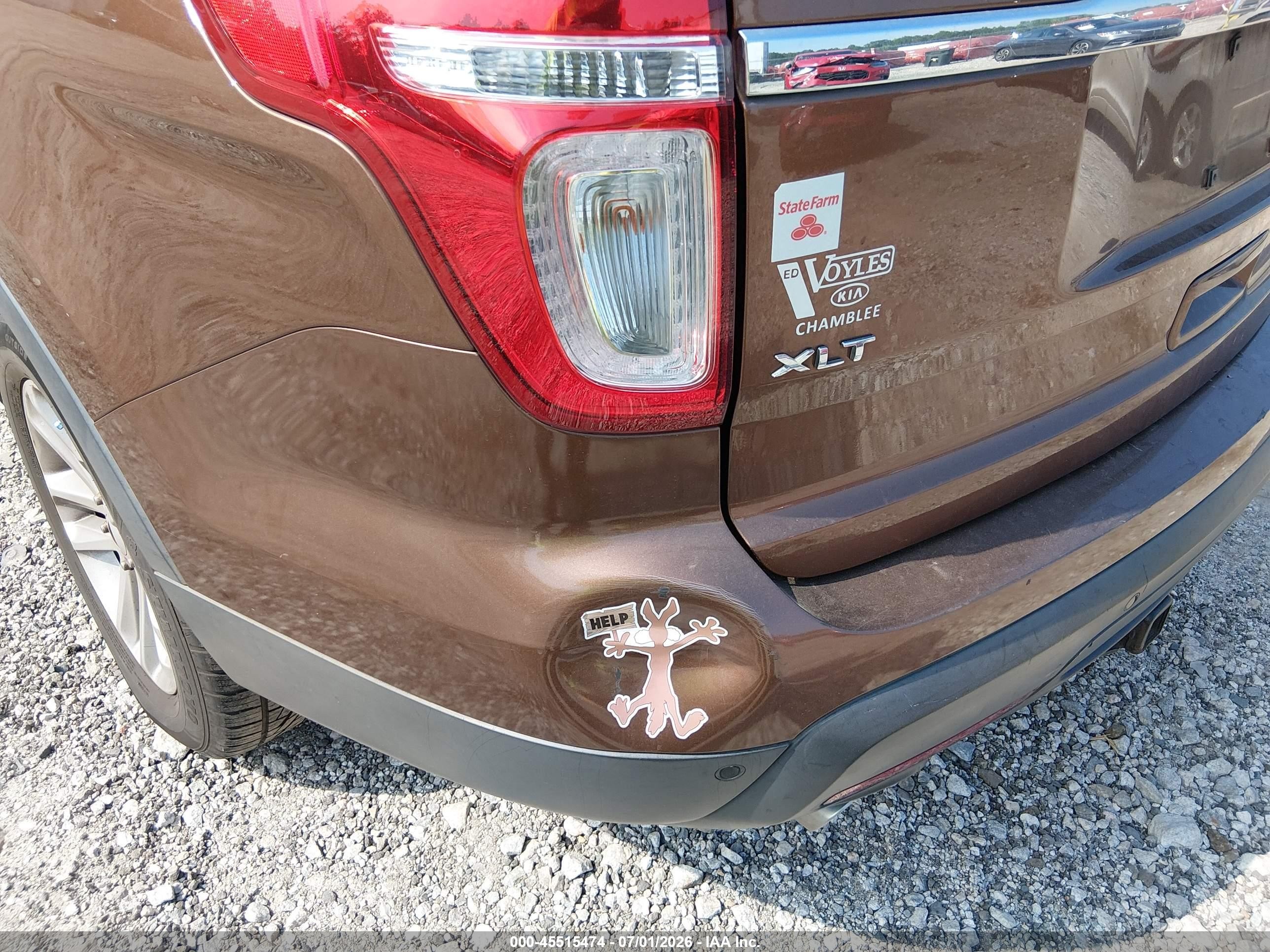 2012 Ford Explorer Xlt Brown vin: 1FMHK7D88CGA58726