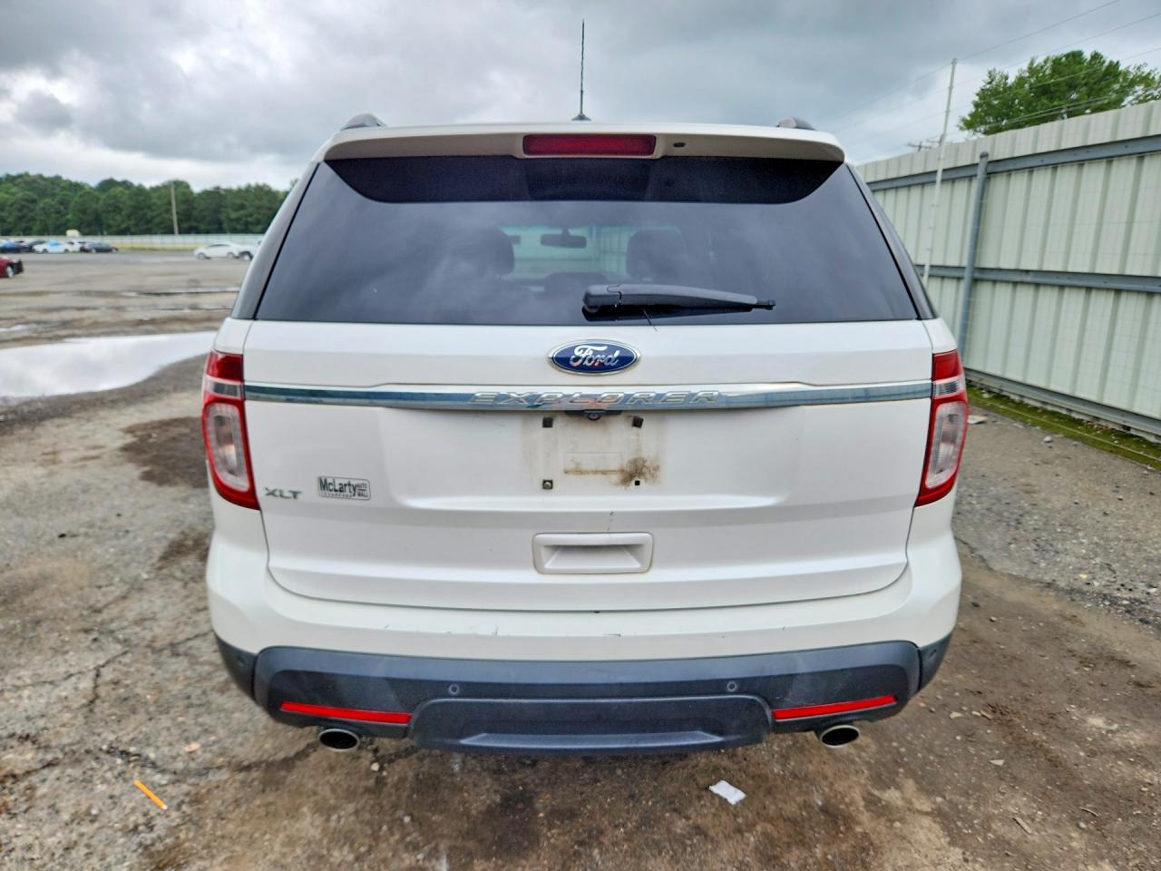 2012 Ford Explorer Xlt White vin: 1FMHK7D88CGA71251