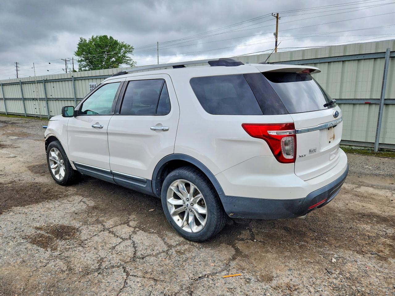 2012 Ford Explorer Xlt White vin: 1FMHK7D88CGA71251