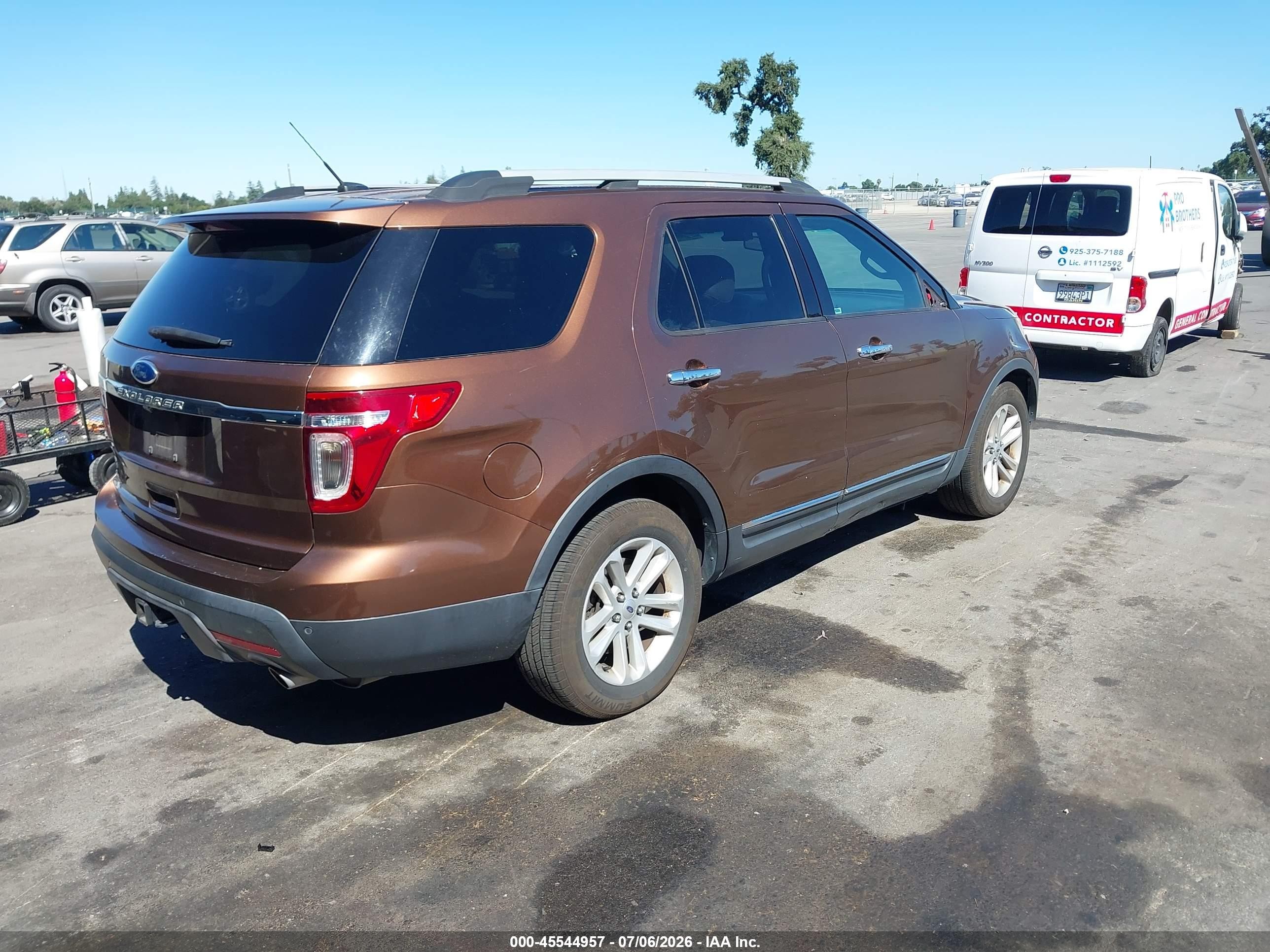 2012 Ford Explorer Xlt Коричневый vin: 1FMHK7D88CGA84369