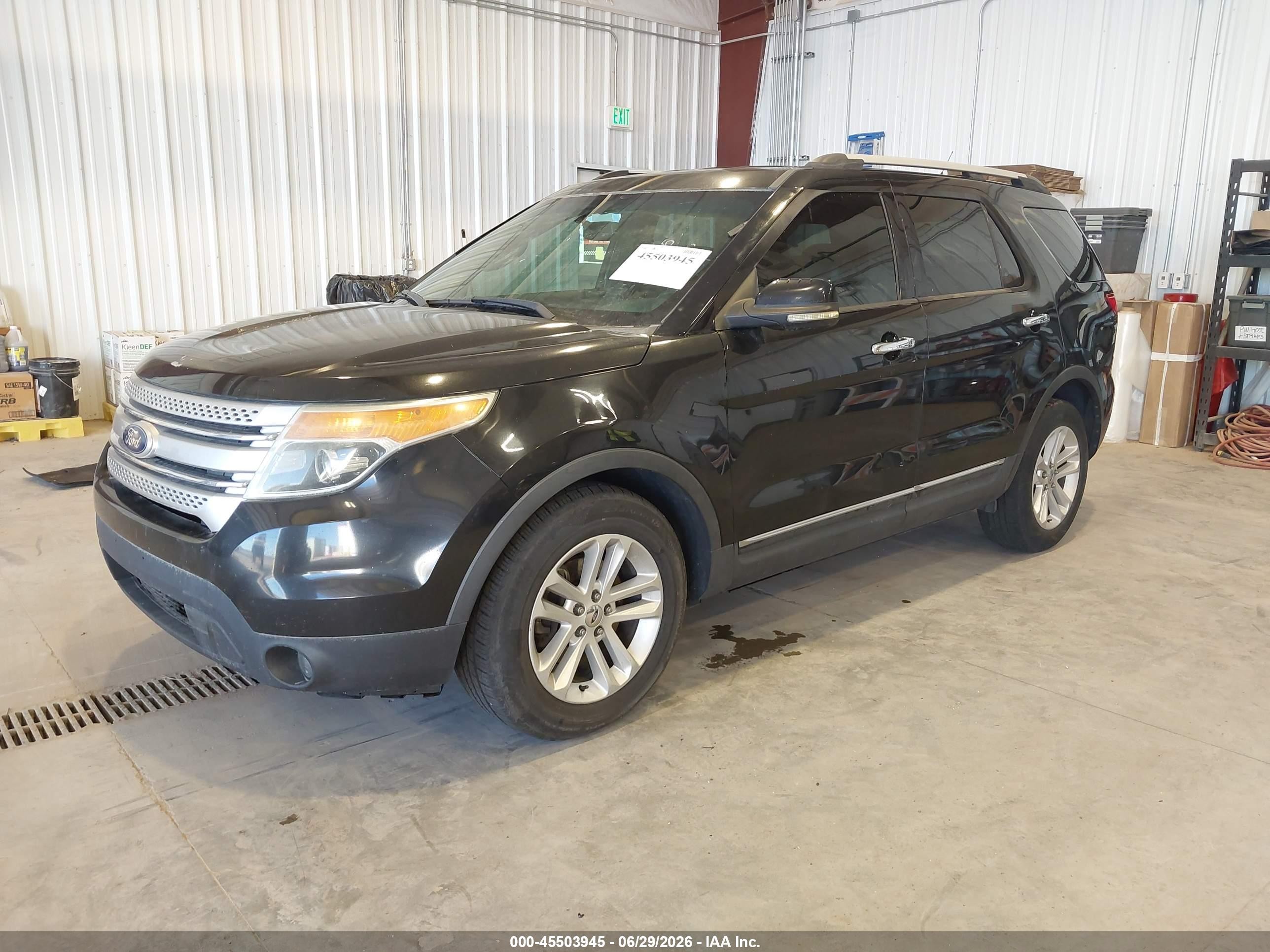 2011 Ford Explorer Xlt Black vin: 1FMHK7D89BGA52075