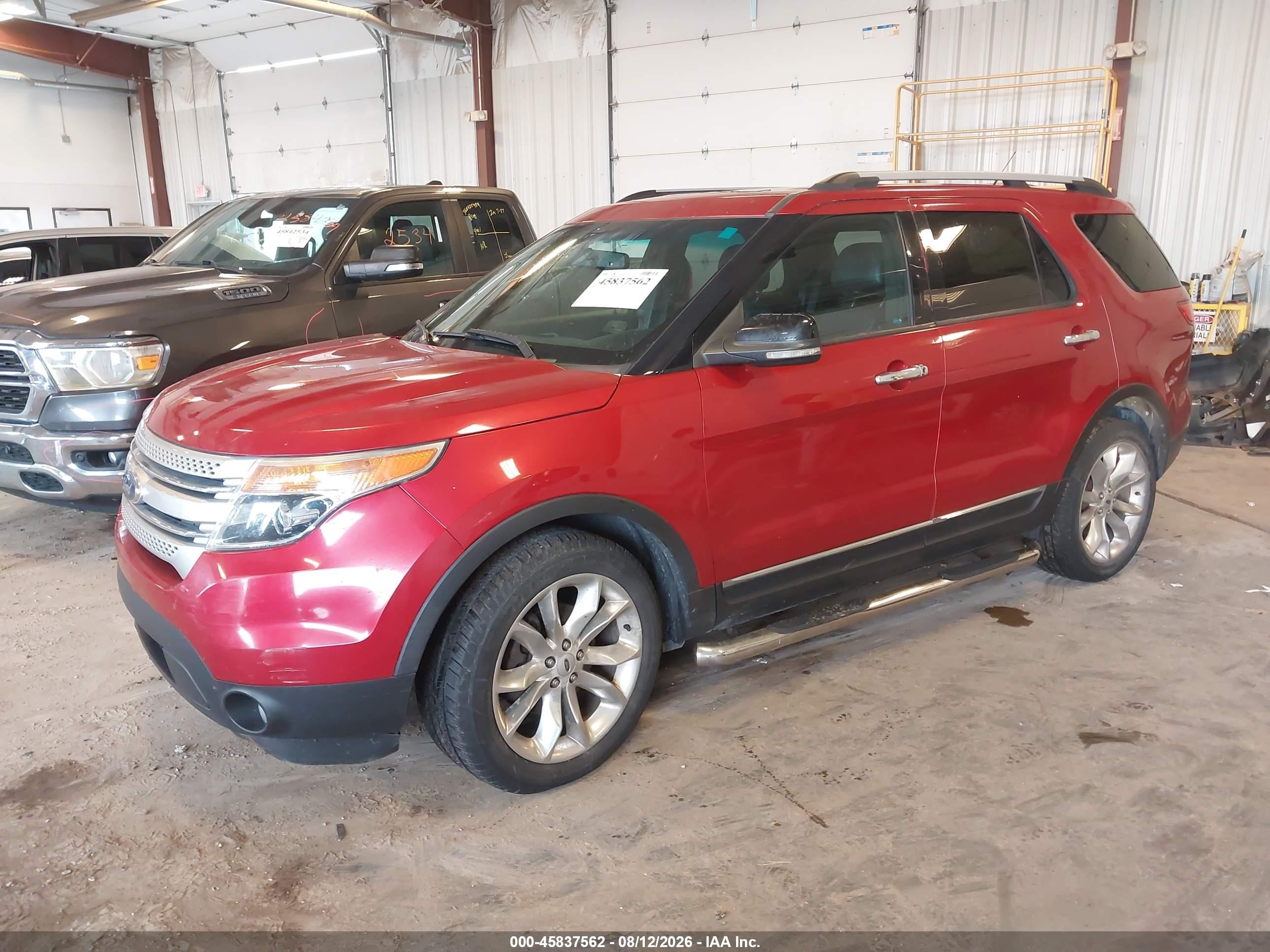 2012 Ford Explorer Xlt Красный vin: 1FMHK7D89CGA12676