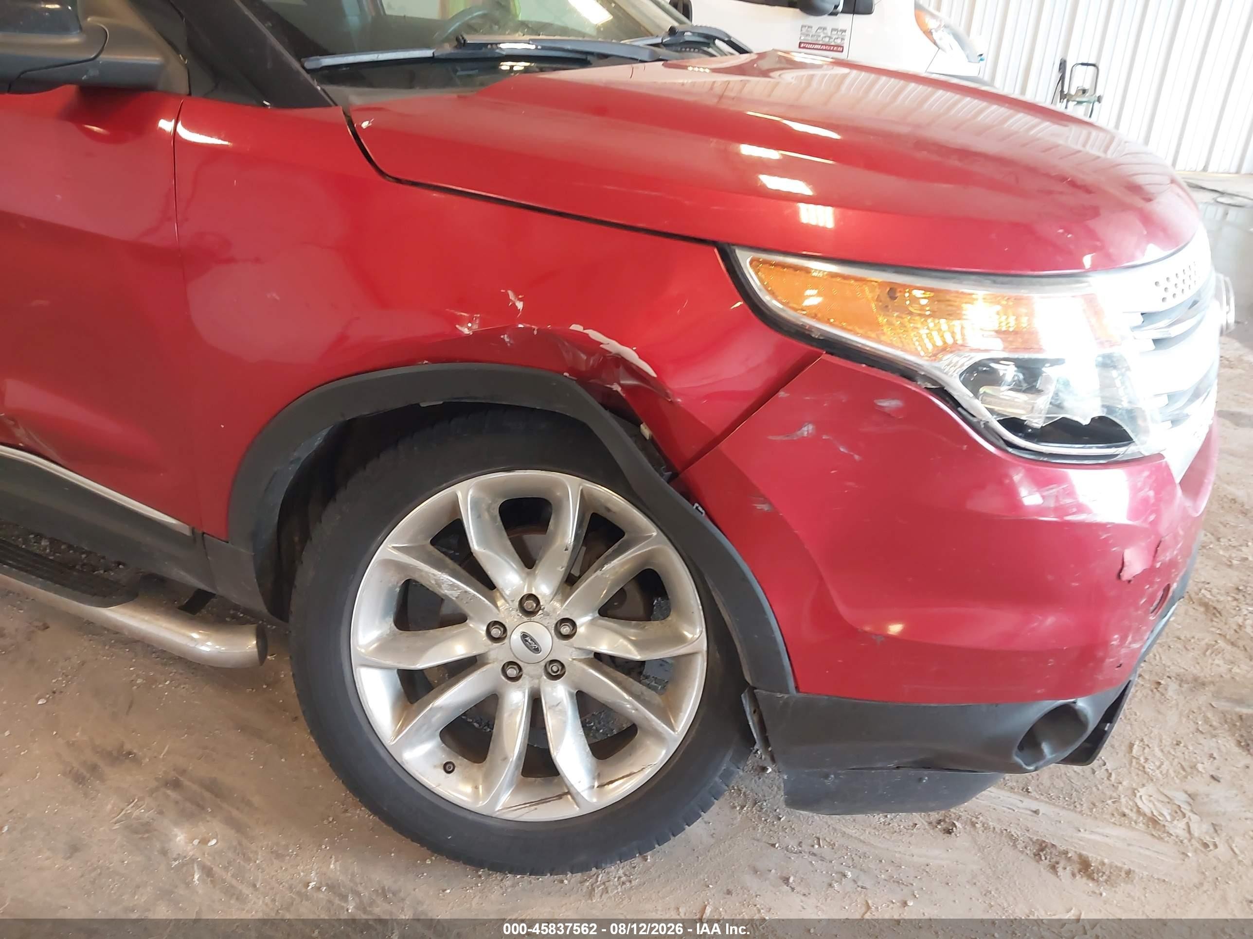 2012 Ford Explorer Xlt Красный vin: 1FMHK7D89CGA12676
