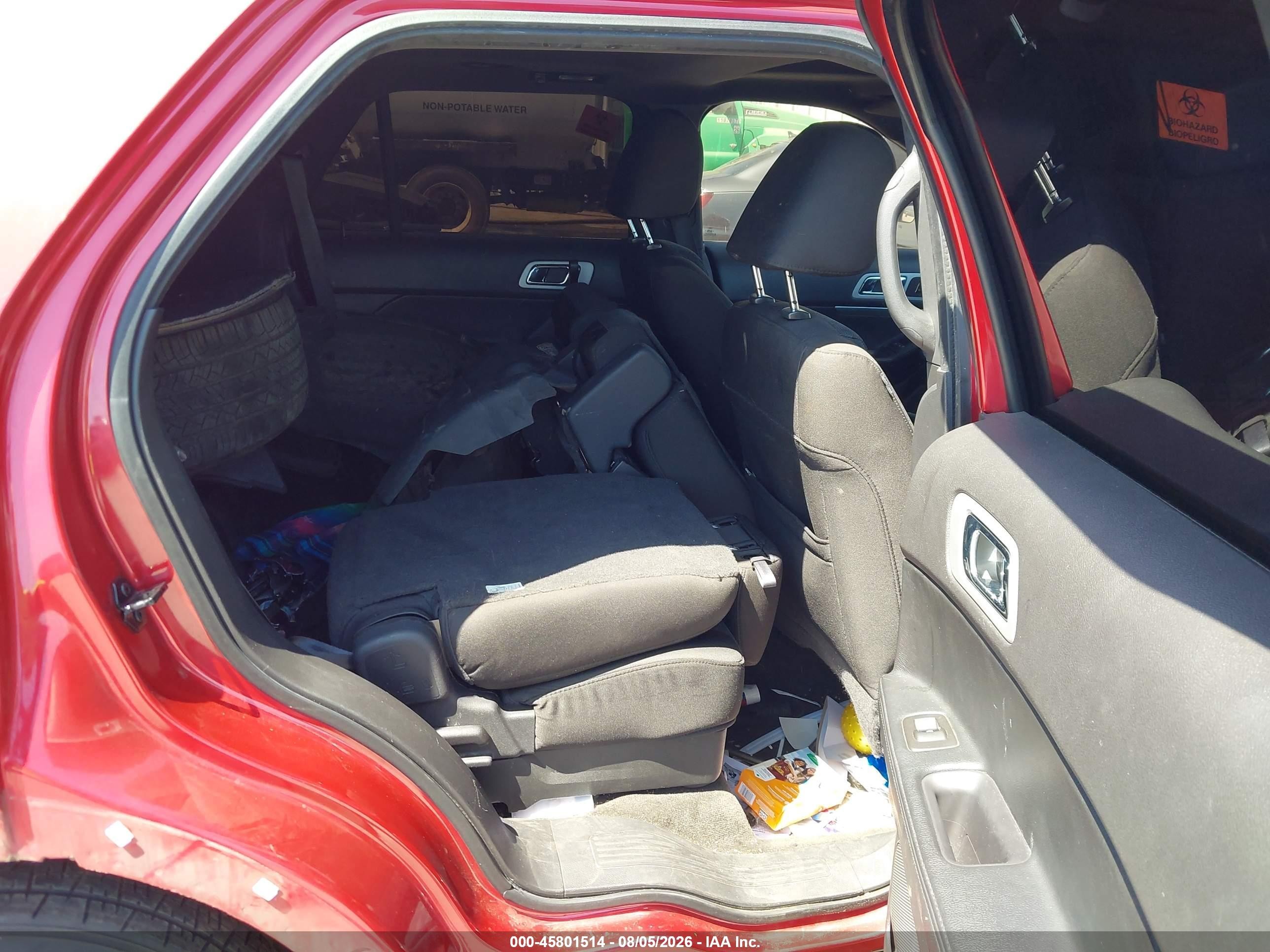 2011 Ford Explorer Xlt Red vin: 1FMHK7D8XBGA56815