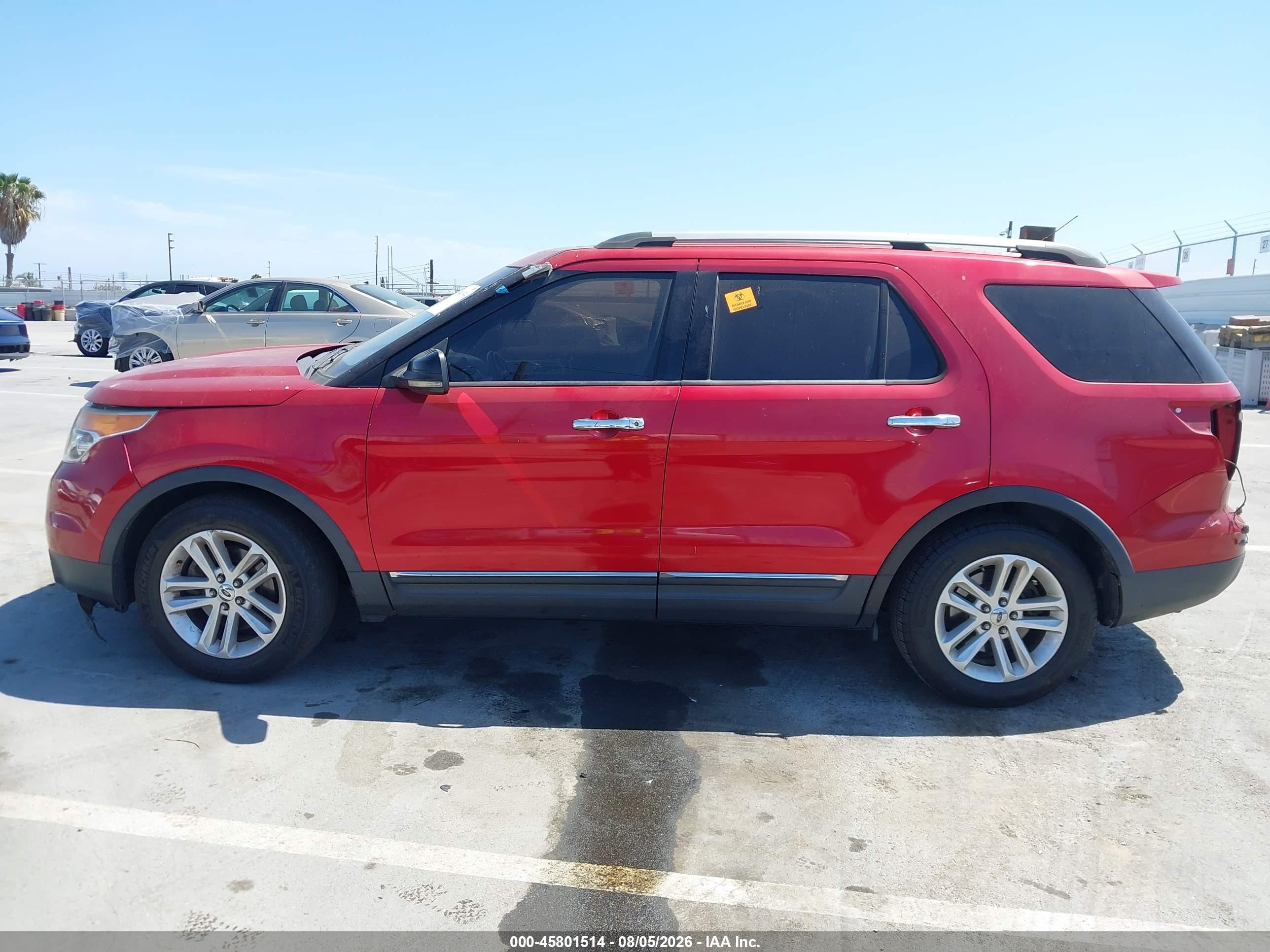 2011 Ford Explorer Xlt Red vin: 1FMHK7D8XBGA56815