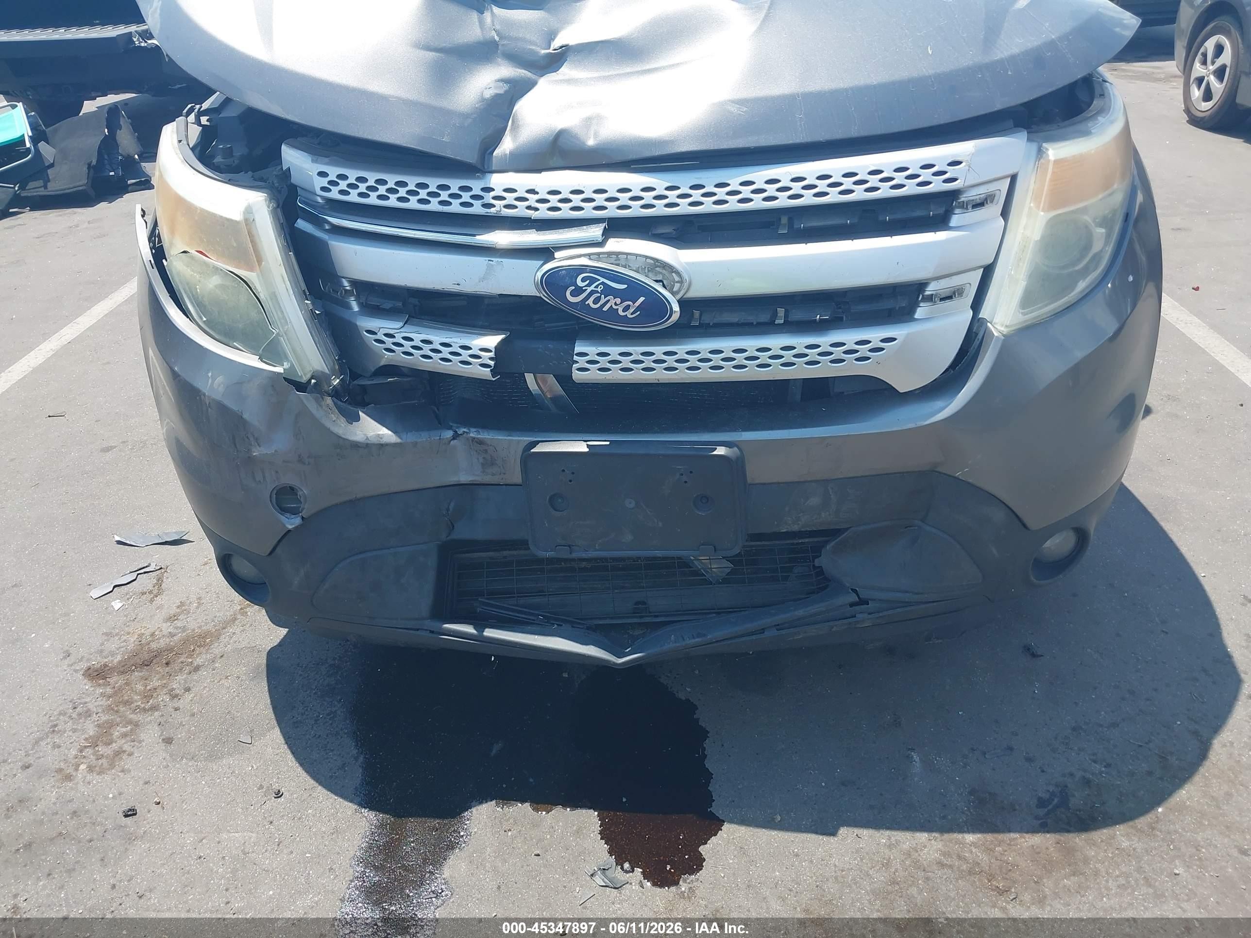 2012 Ford Explorer Xlt Gray vin: 1FMHK7D8XCGA11939