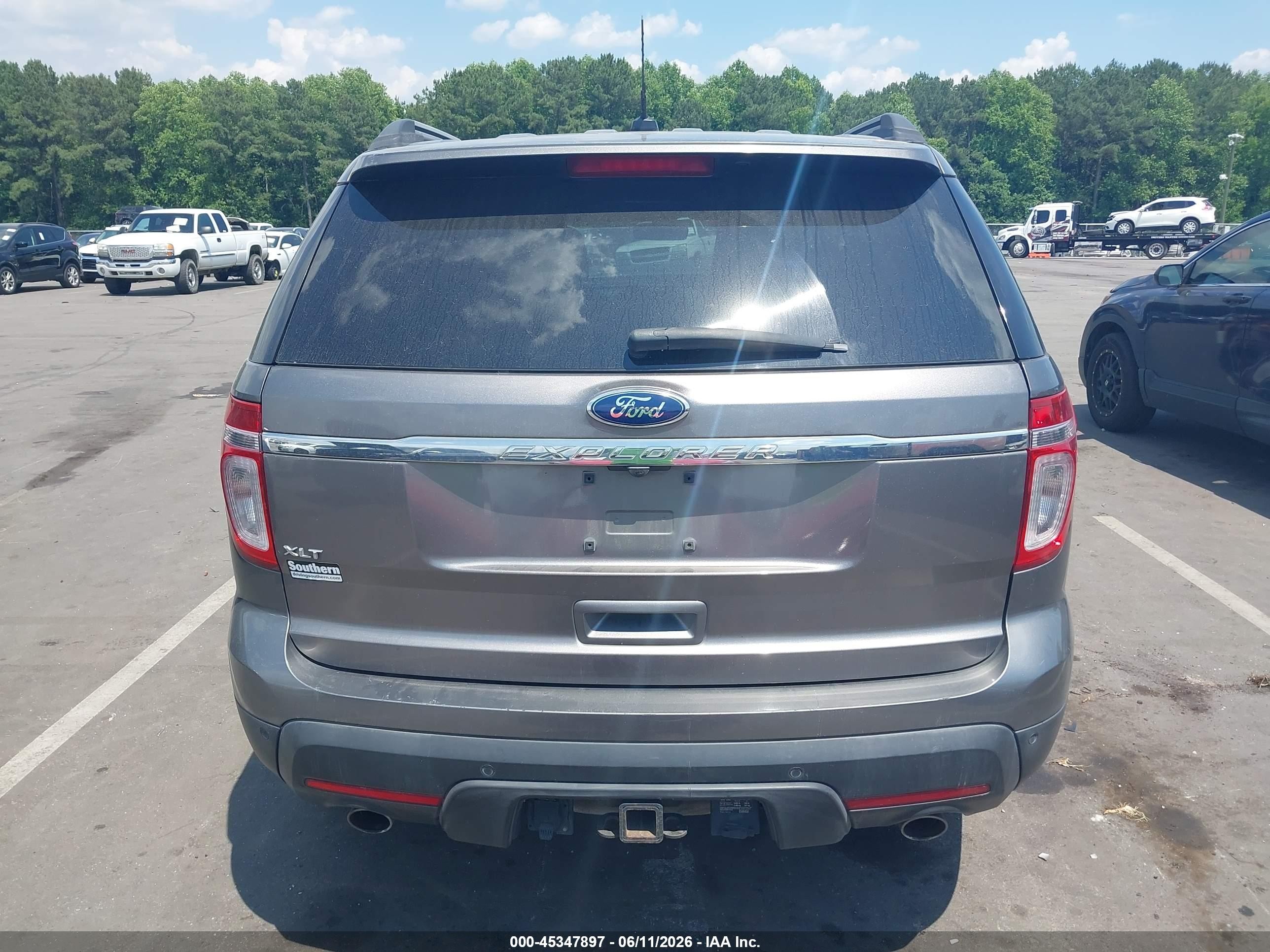 2012 Ford Explorer Xlt Gray vin: 1FMHK7D8XCGA11939