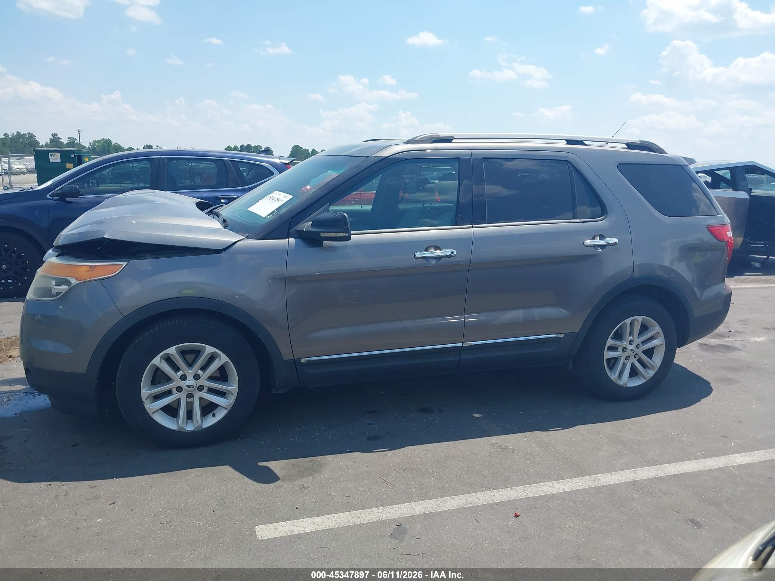 2012 Ford Explorer Xlt Gray vin: 1FMHK7D8XCGA11939
