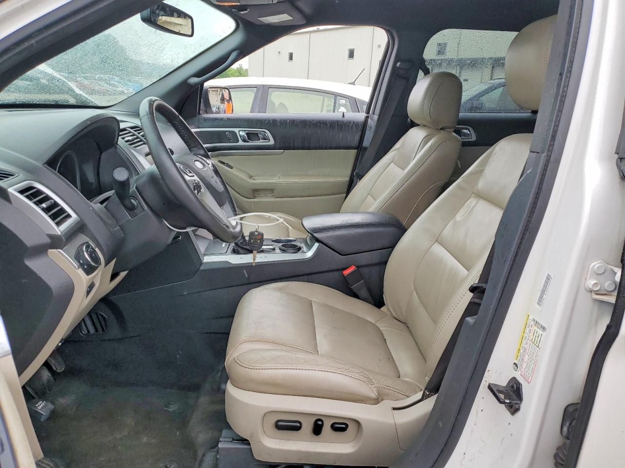 2012 Ford Explorer Xlt White vin: 1FMHK7D8XCGA11973