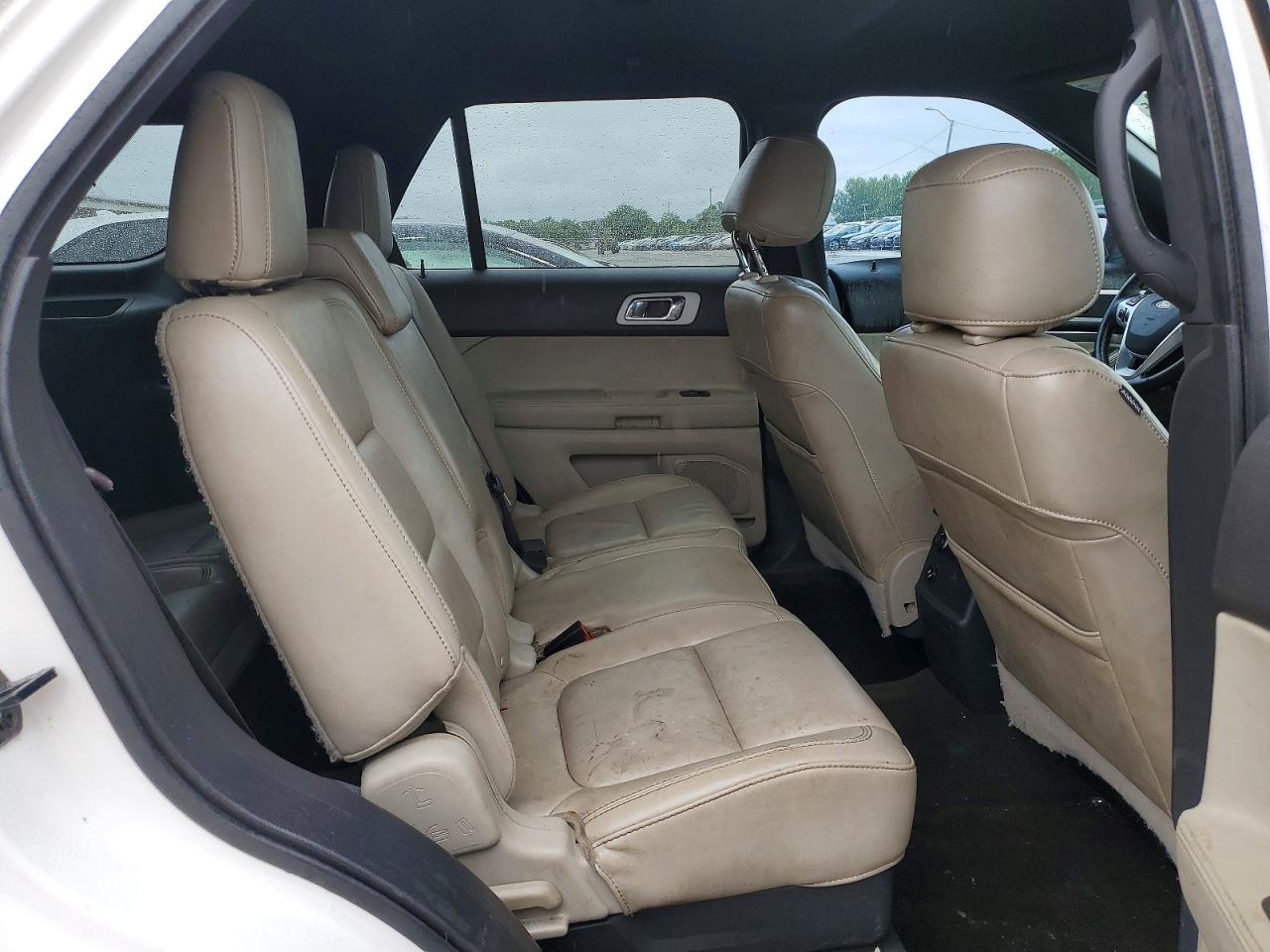 2012 Ford Explorer Xlt White vin: 1FMHK7D8XCGA11973