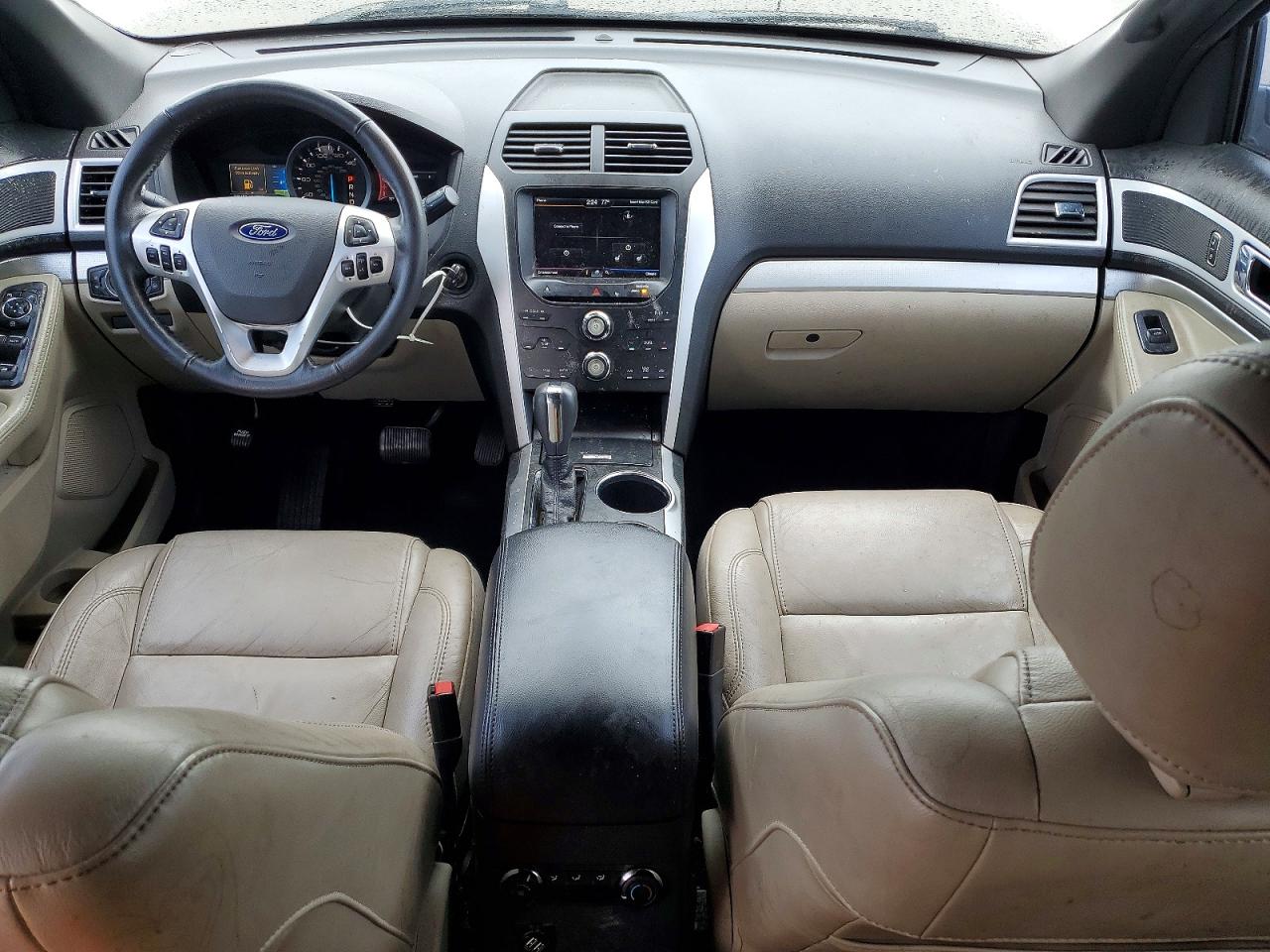 2012 Ford Explorer Xlt White vin: 1FMHK7D8XCGA11973