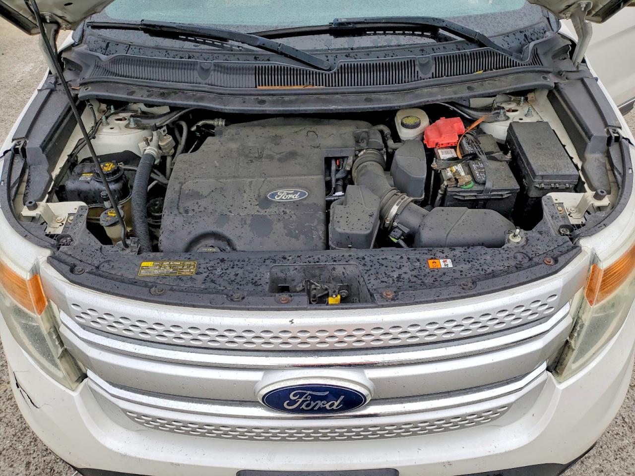 2012 Ford Explorer Xlt White vin: 1FMHK7D8XCGA11973