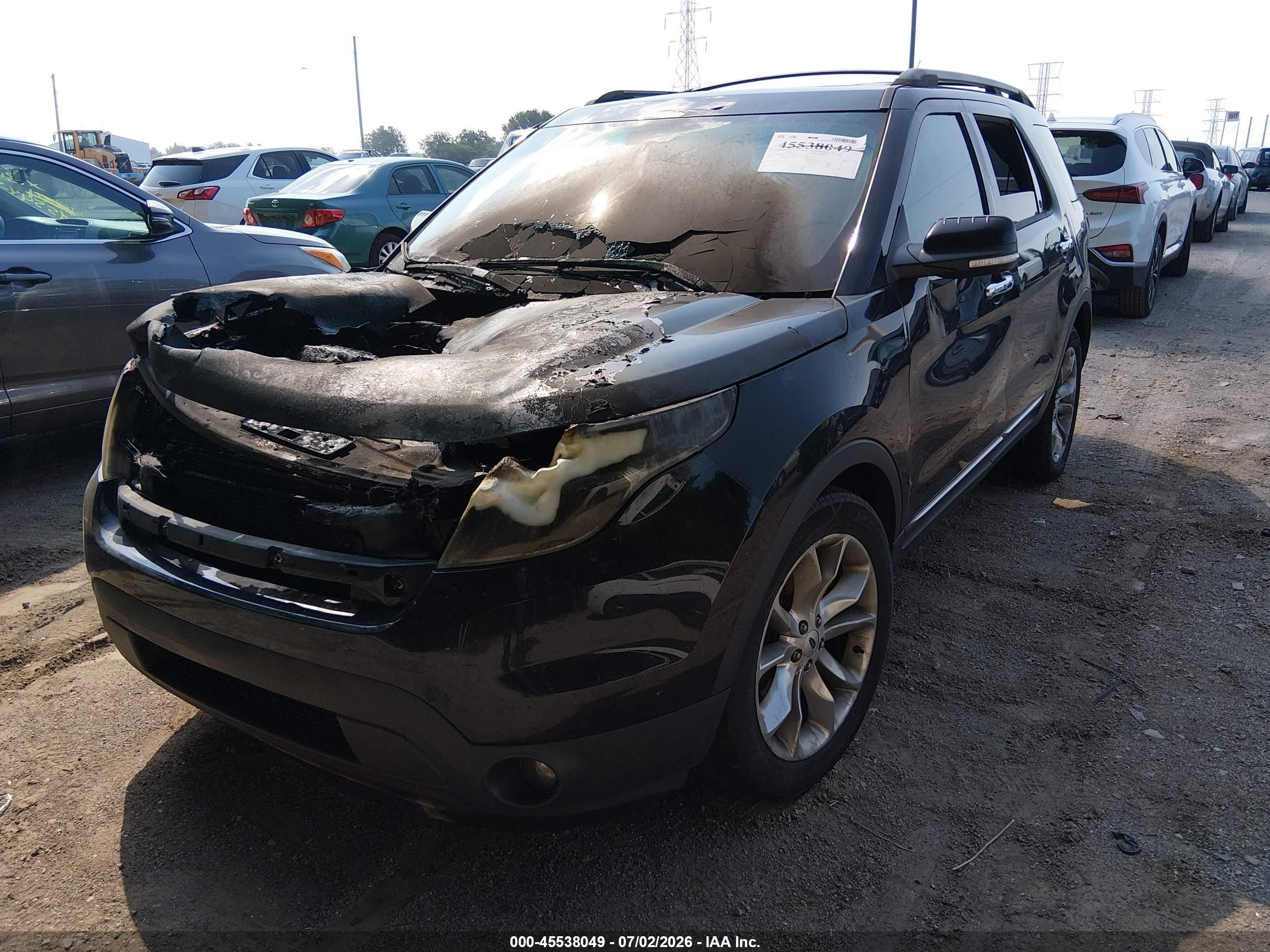 2012 Ford Explorer Xlt Black vin: 1FMHK7D8XCGA31043