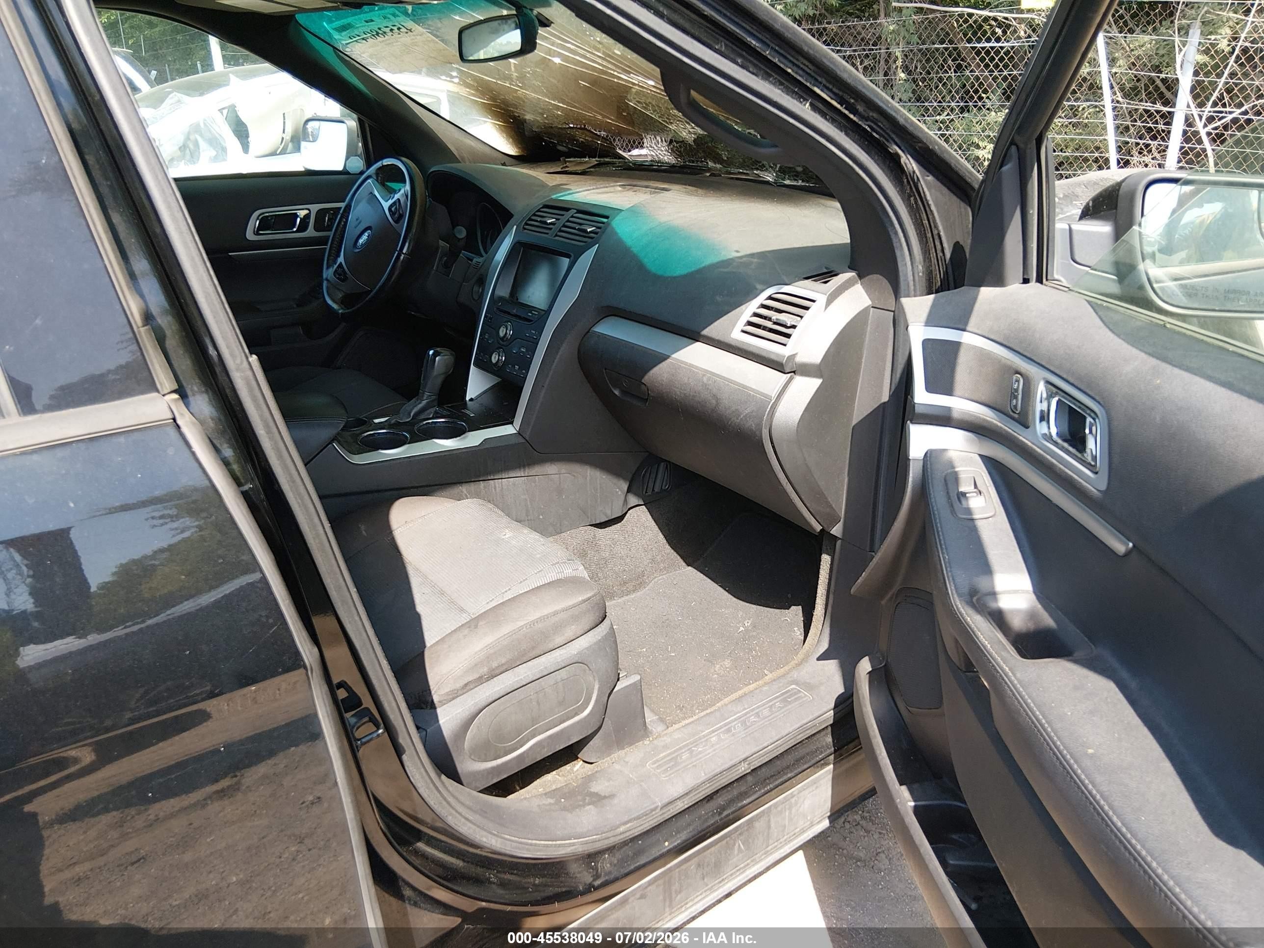 2012 Ford Explorer Xlt Black vin: 1FMHK7D8XCGA31043