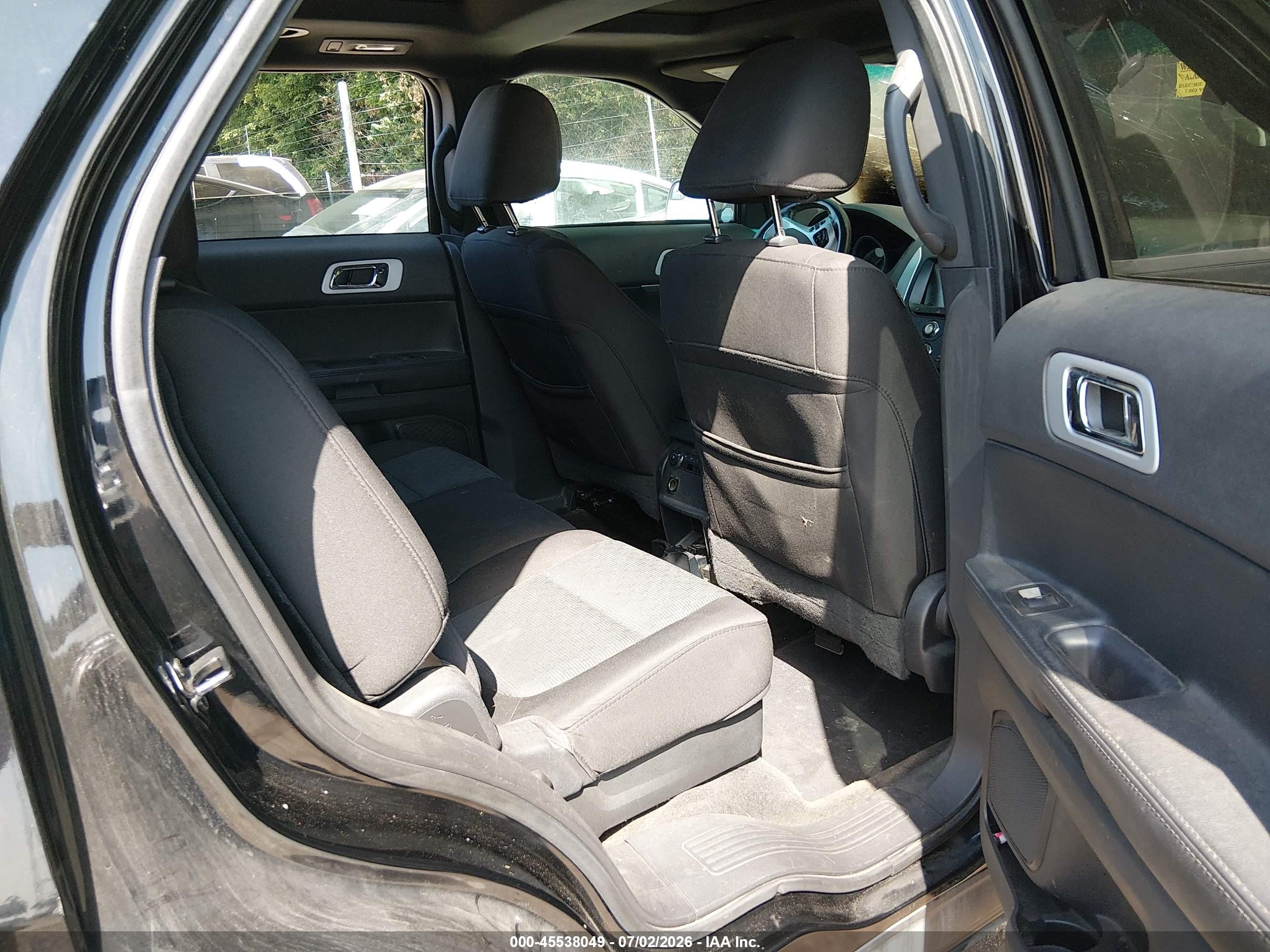 2012 Ford Explorer Xlt Black vin: 1FMHK7D8XCGA31043
