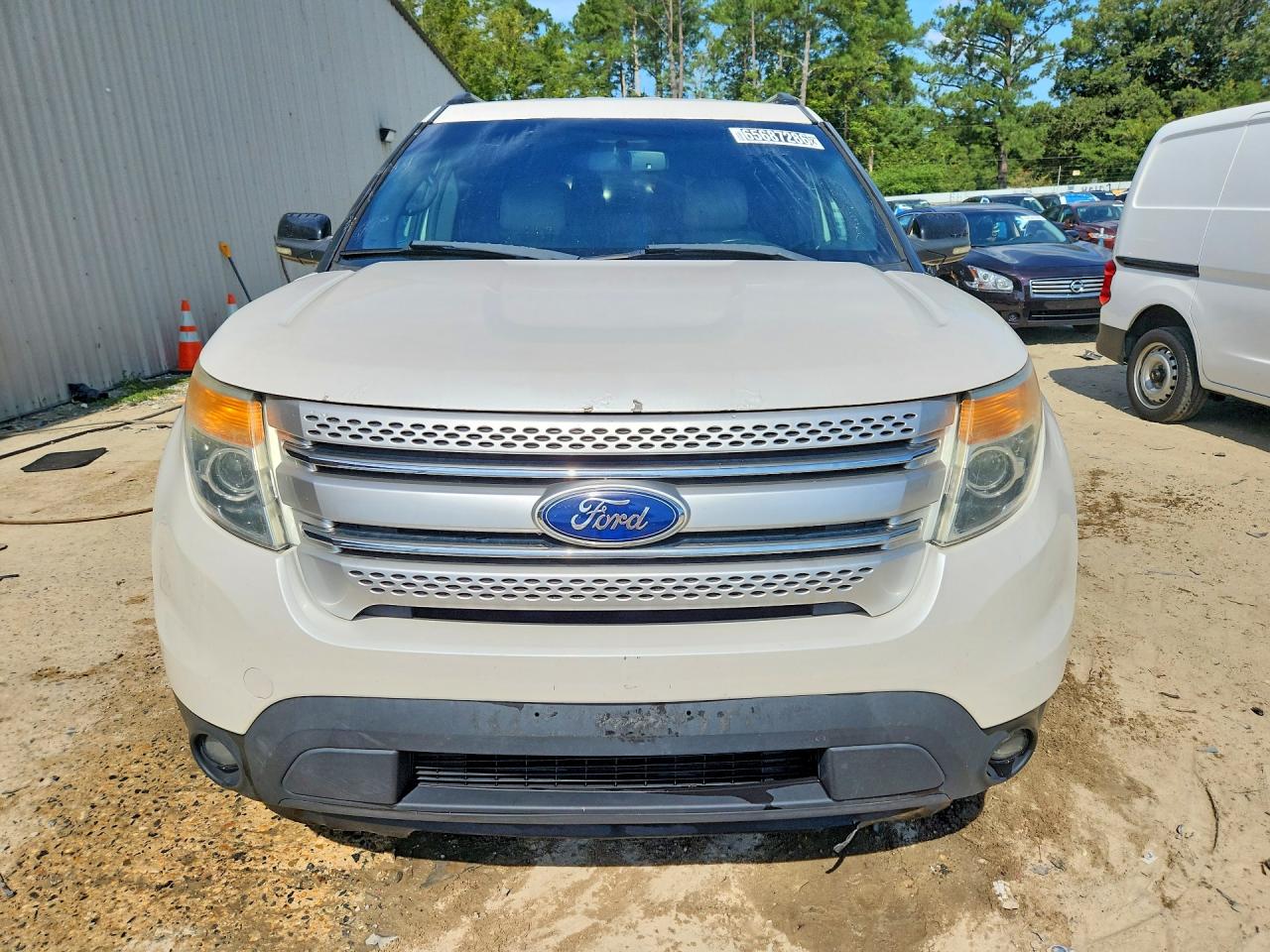 2012 Ford Explorer Xlt White vin: 1FMHK7D8XCGA50417