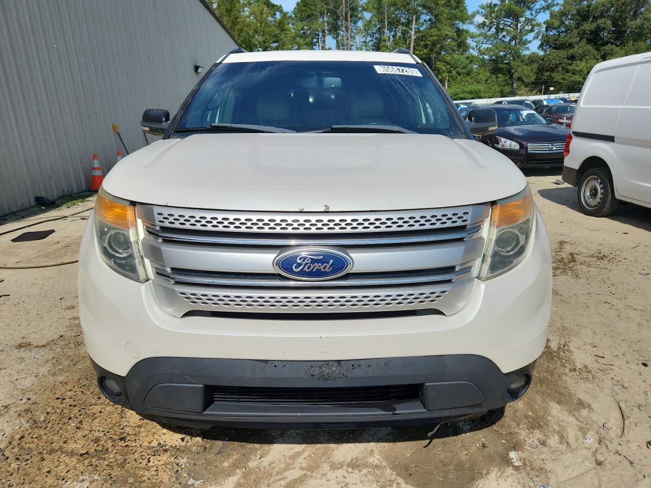 2012 Ford Explorer Xlt White vin: 1FMHK7D8XCGA50417 Damage: Left Head Lamp, Faded, Repair Required