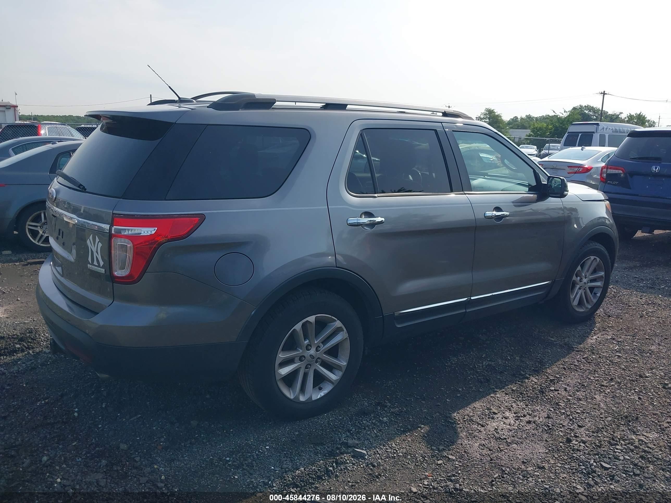 2012 Ford Explorer Xlt Gray vin: 1FMHK7D90CGA34168