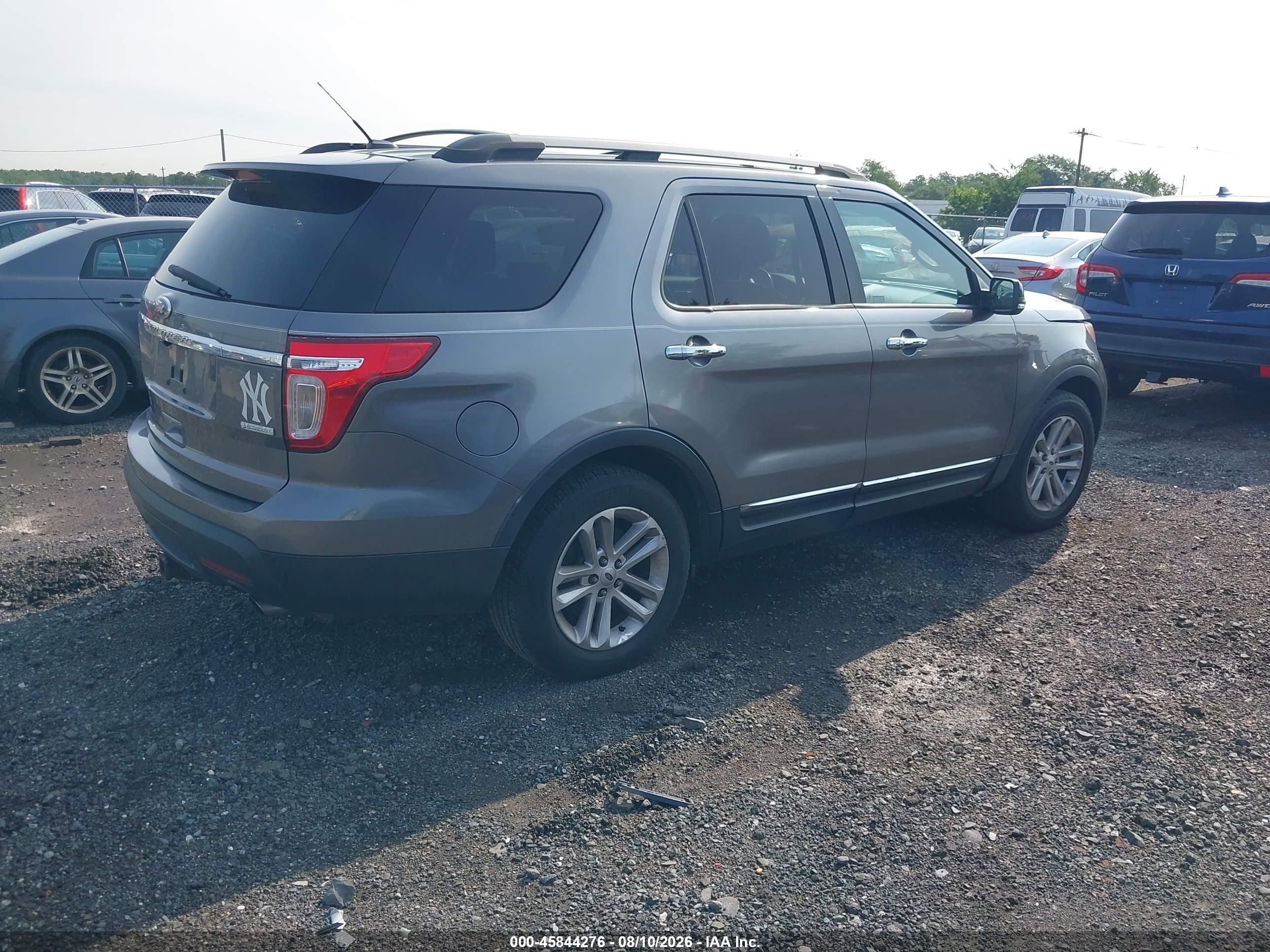 2012 Ford Explorer Xlt Gray vin: 1FMHK7D90CGA34168