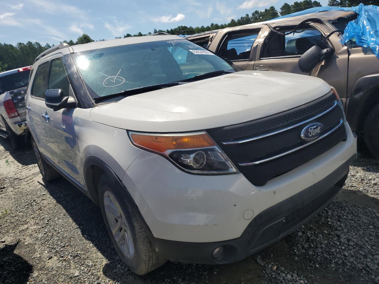 2012 Ford Explorer Xlt   Белый vin: 1FMHK7D93CGA55693