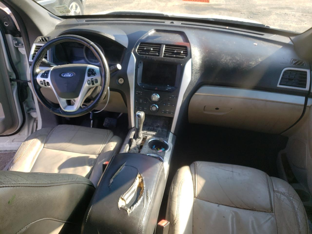 2012 Ford Explorer Xlt   Белый vin: 1FMHK7D93CGA55693